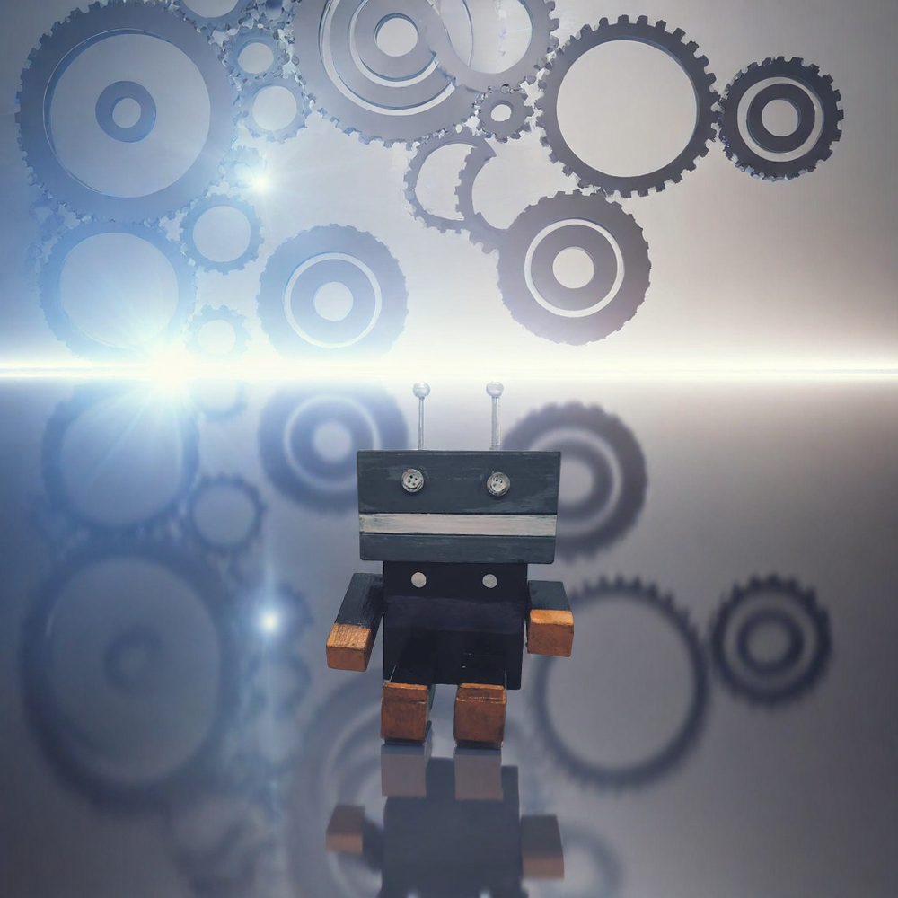 Porta celular tipo robot