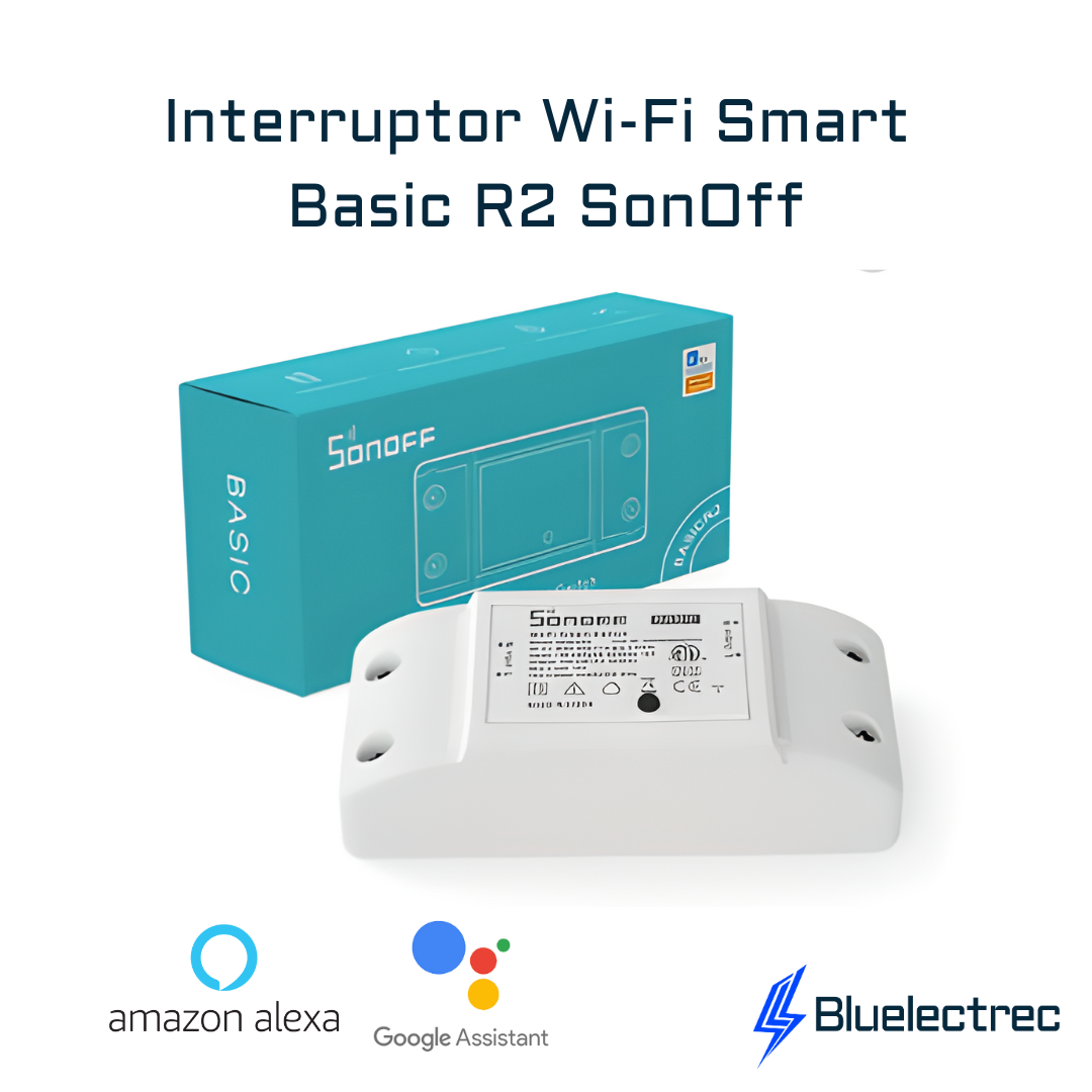 Interruptor inteligente Wi-Fi - SONOFF BasicR2