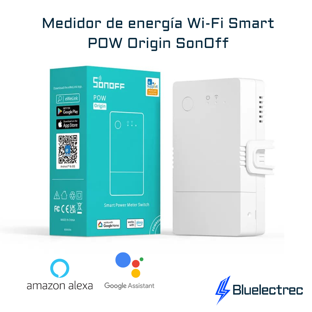 Interruptor medidor de energía inteligente - SONOFF POW Origin 16A