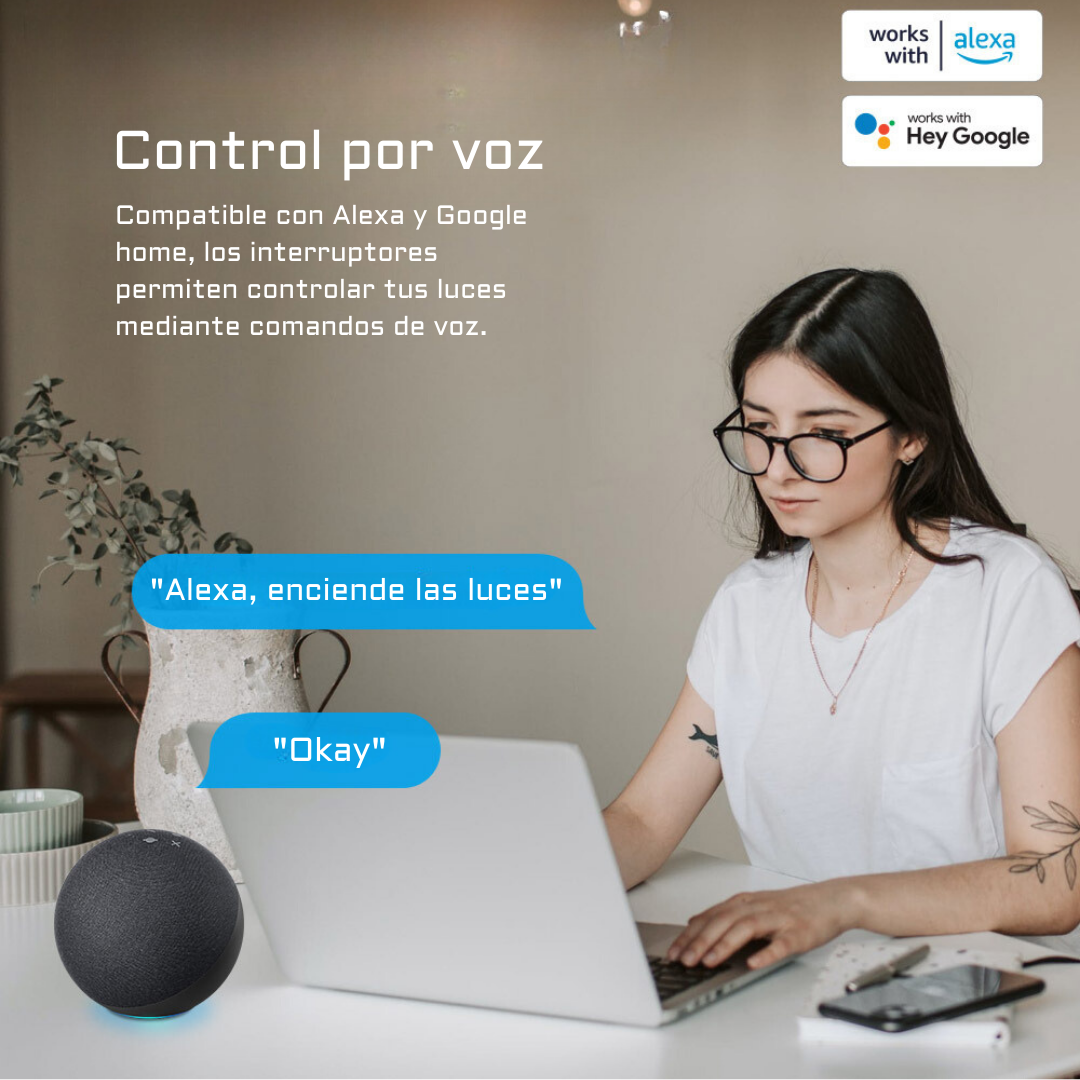 Interruptor táctil inteligente Wi-Fi - SONOFF TX