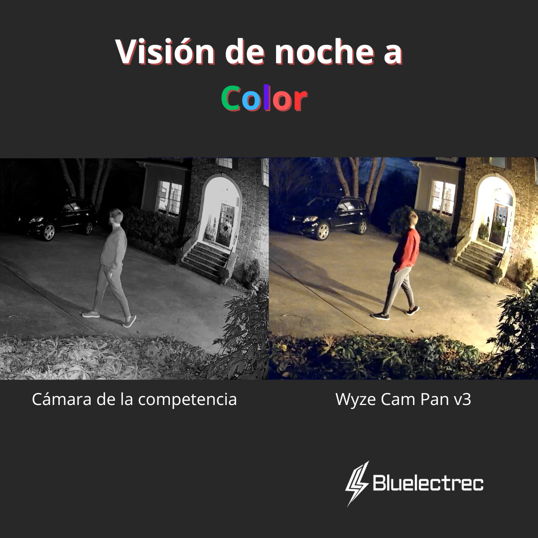 Cámara de seguridad 360° Visión de noche a color Wi-Fi - Wyze Cam Pan v3