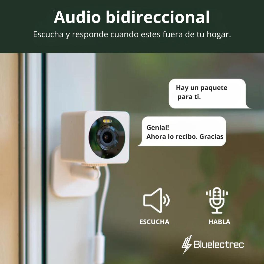 Cámara de seguridad Wifi IP65 con sirena y foco - Wyze Cam OG