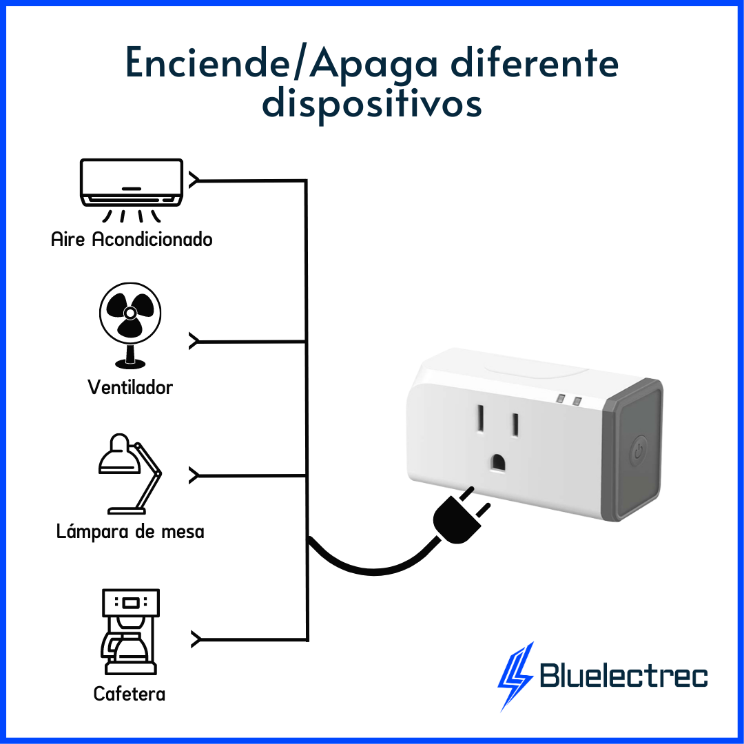 Enchufe inteligente Wi-Fi mide energía - SONOFF S31
