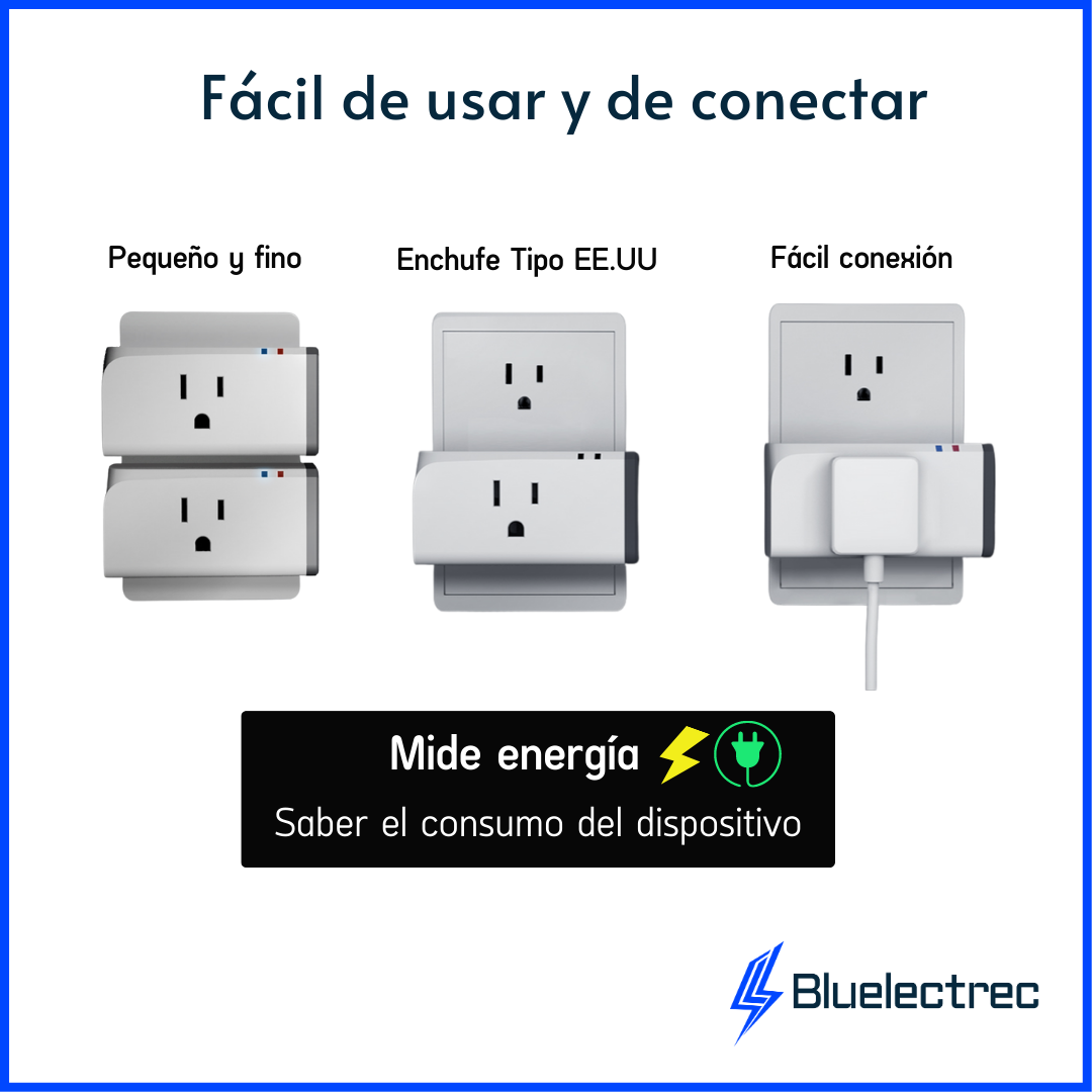 Enchufe inteligente Wi-Fi mide energía - SONOFF S31