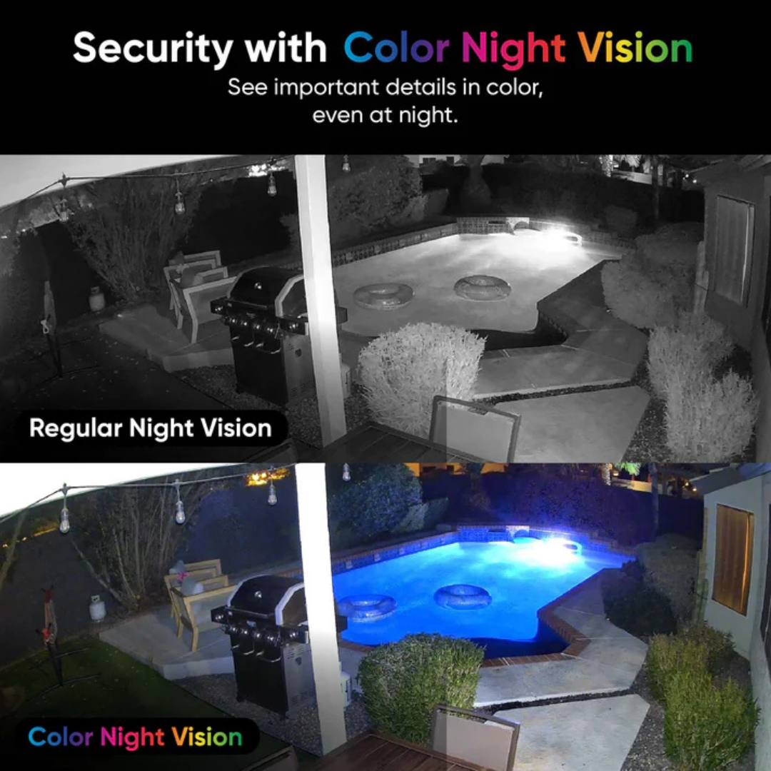 Cámara de seguridad Wifi 2.5K HD IP65 con sirena y foco - Wyze Cam v4