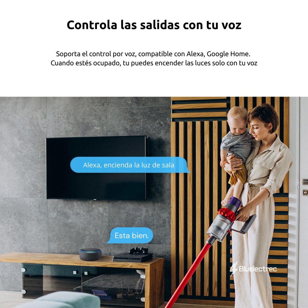 Interruptor inteligente WIFI de 4 canales - 4CHPROR3 SONOFF