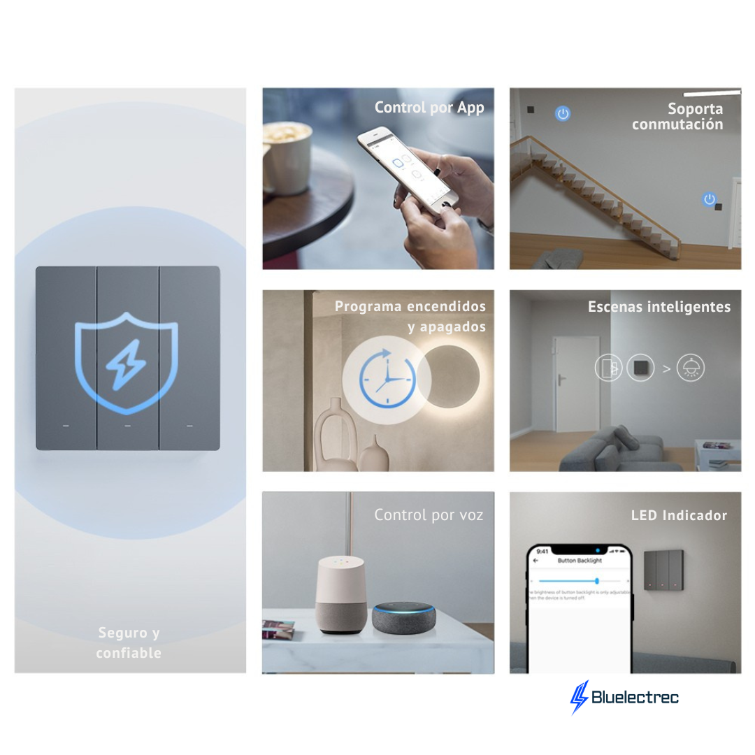 Interruptor mecánico inteligente Wifi M5 SONOFF