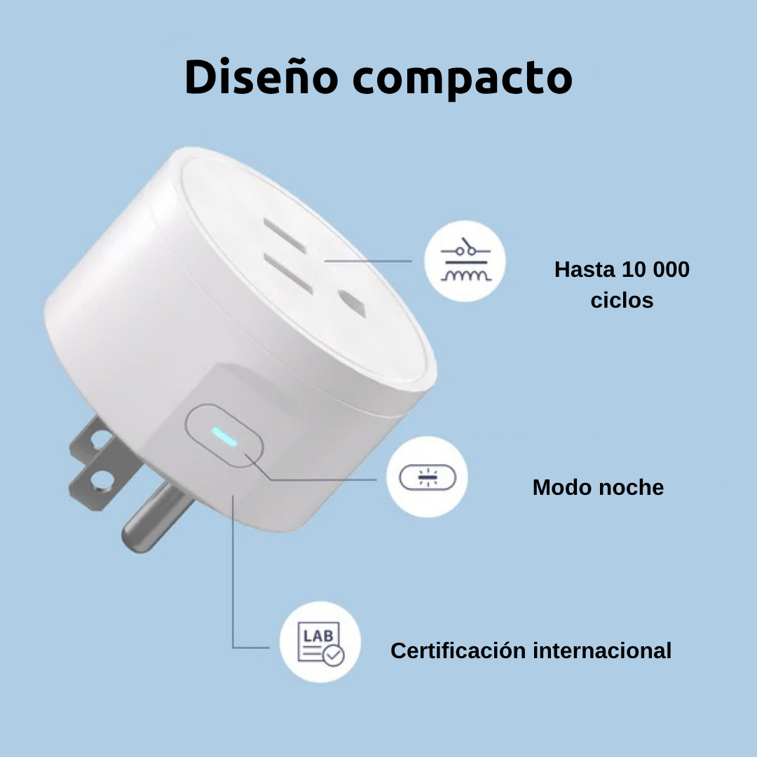 Enchufe inteligente Wi-Fi Matter compatible con Alexa y Google - SONOFF