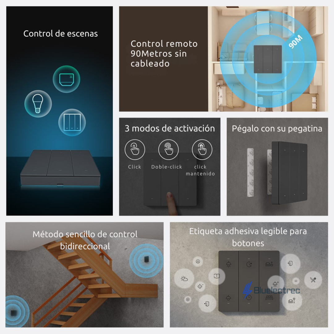 Interruptor inalámbrico inteligente de 6 botones - R5/R5W SONOFF