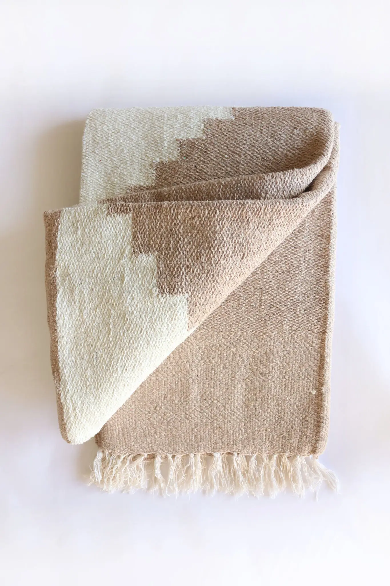 Adobe (Sandstone) Xl // Handwoven Blanket