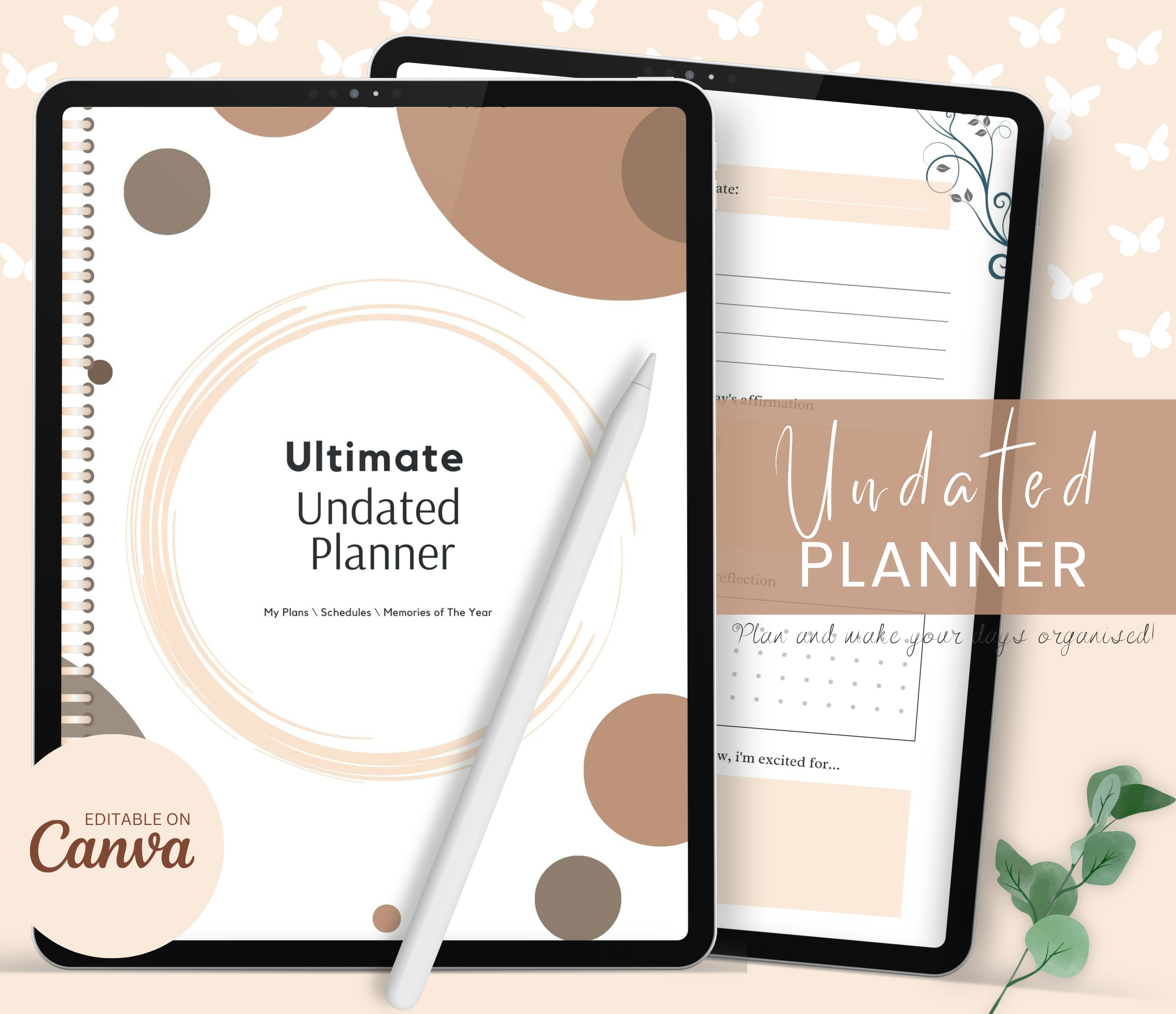 Undated Printable Planner