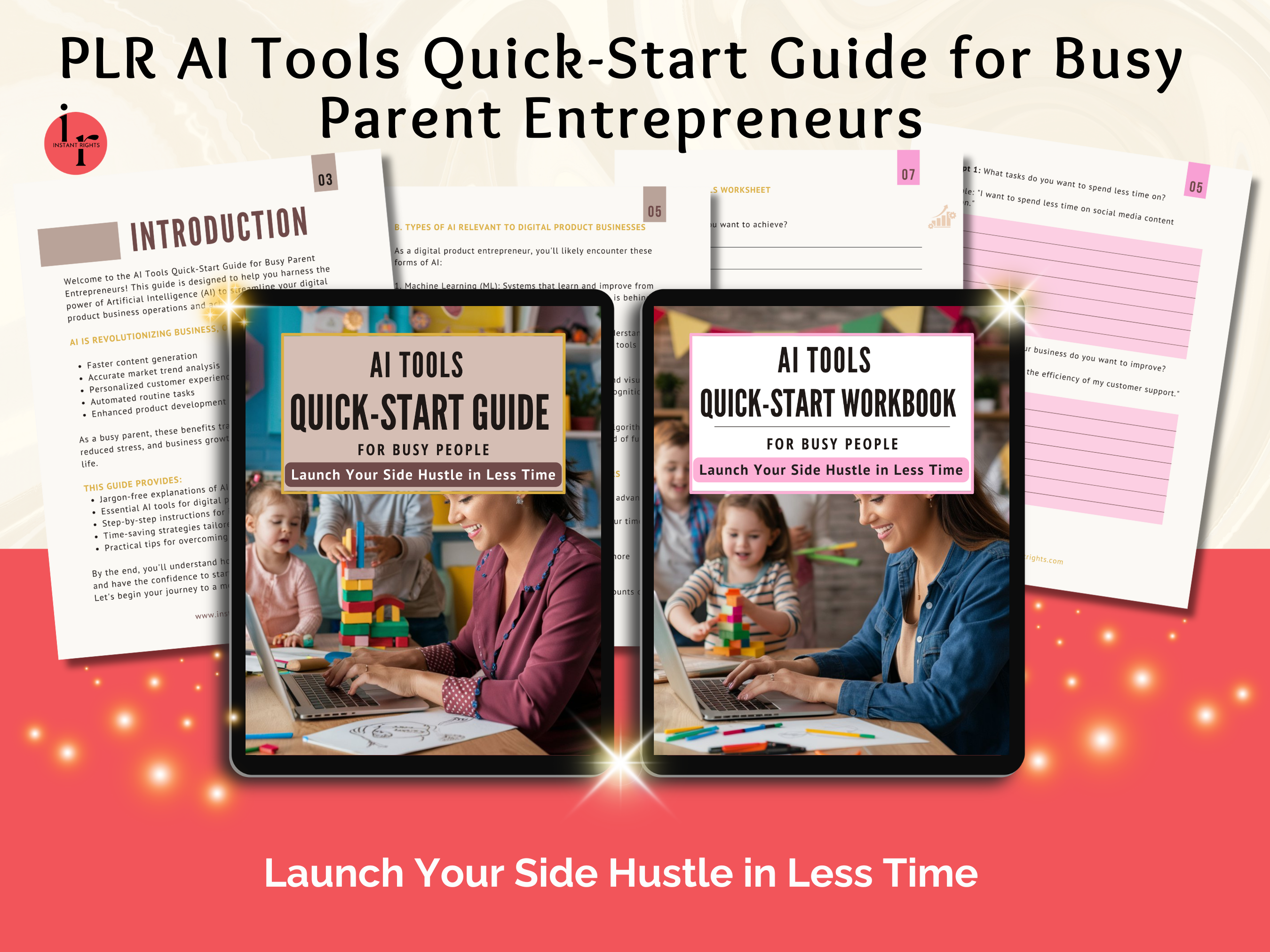 PLR AI Tools Quick-Start Guide for Busy Parent Entrepreneurs