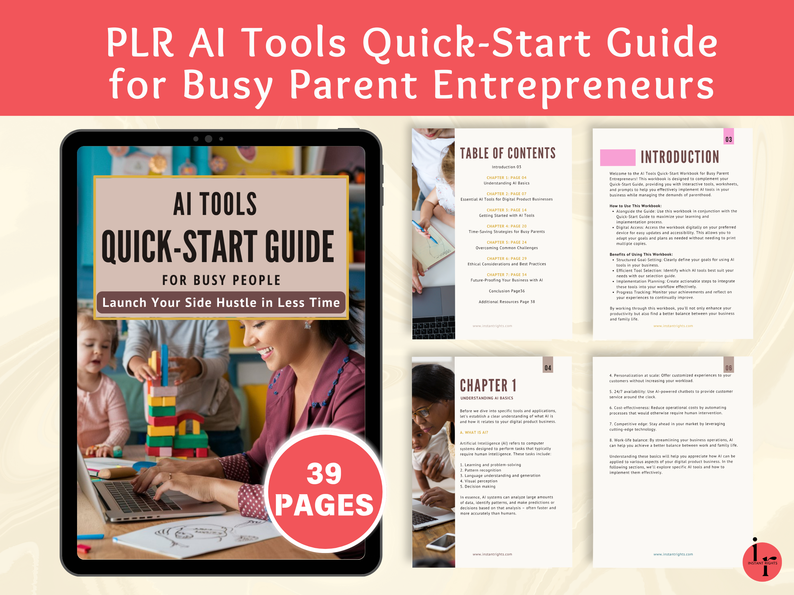 PLR AI Tools Quick-Start Guide for Busy Parent Entrepreneurs