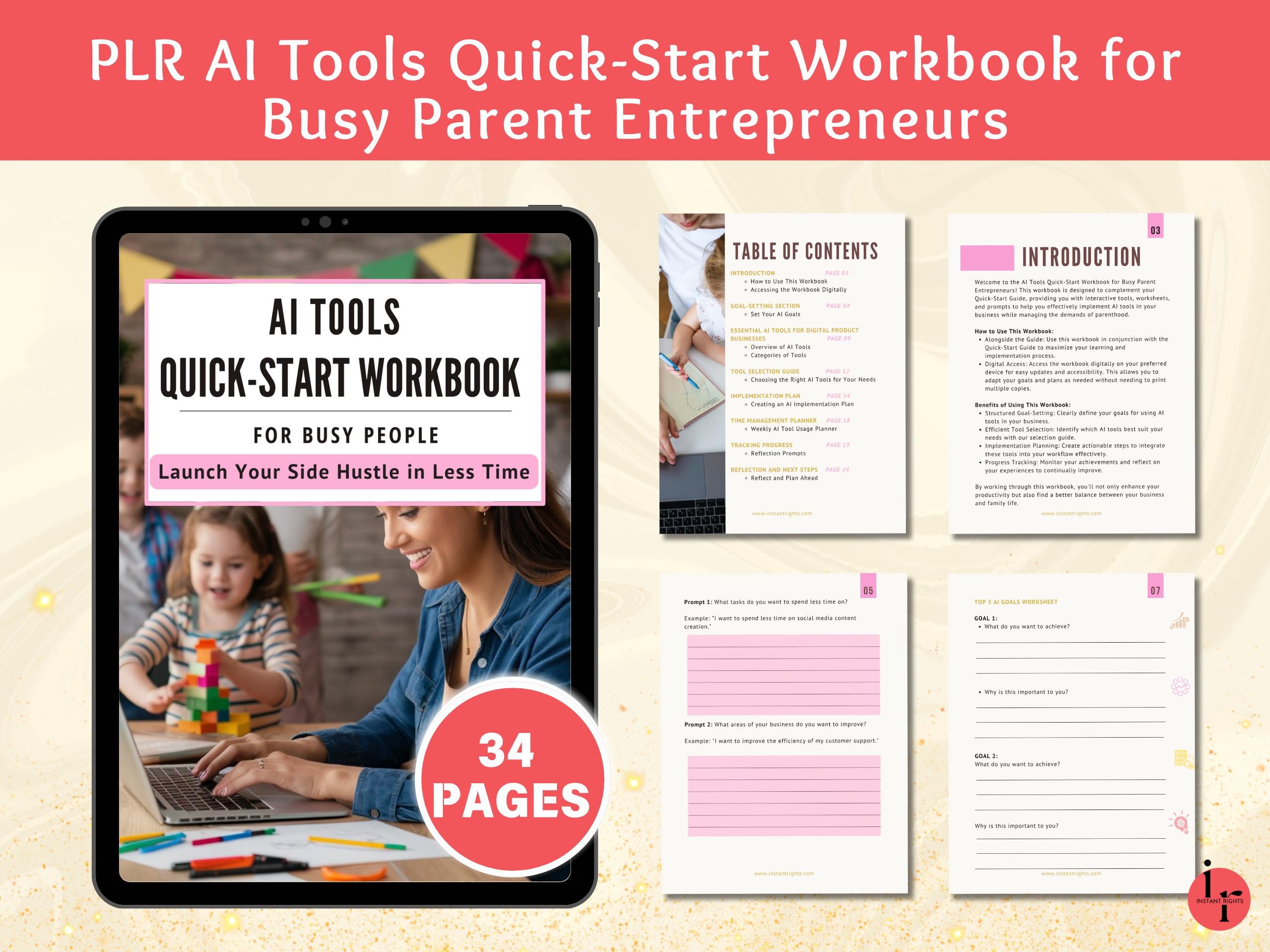 PLR AI Tools Quick-Start Guide for Busy Parent Entrepreneurs