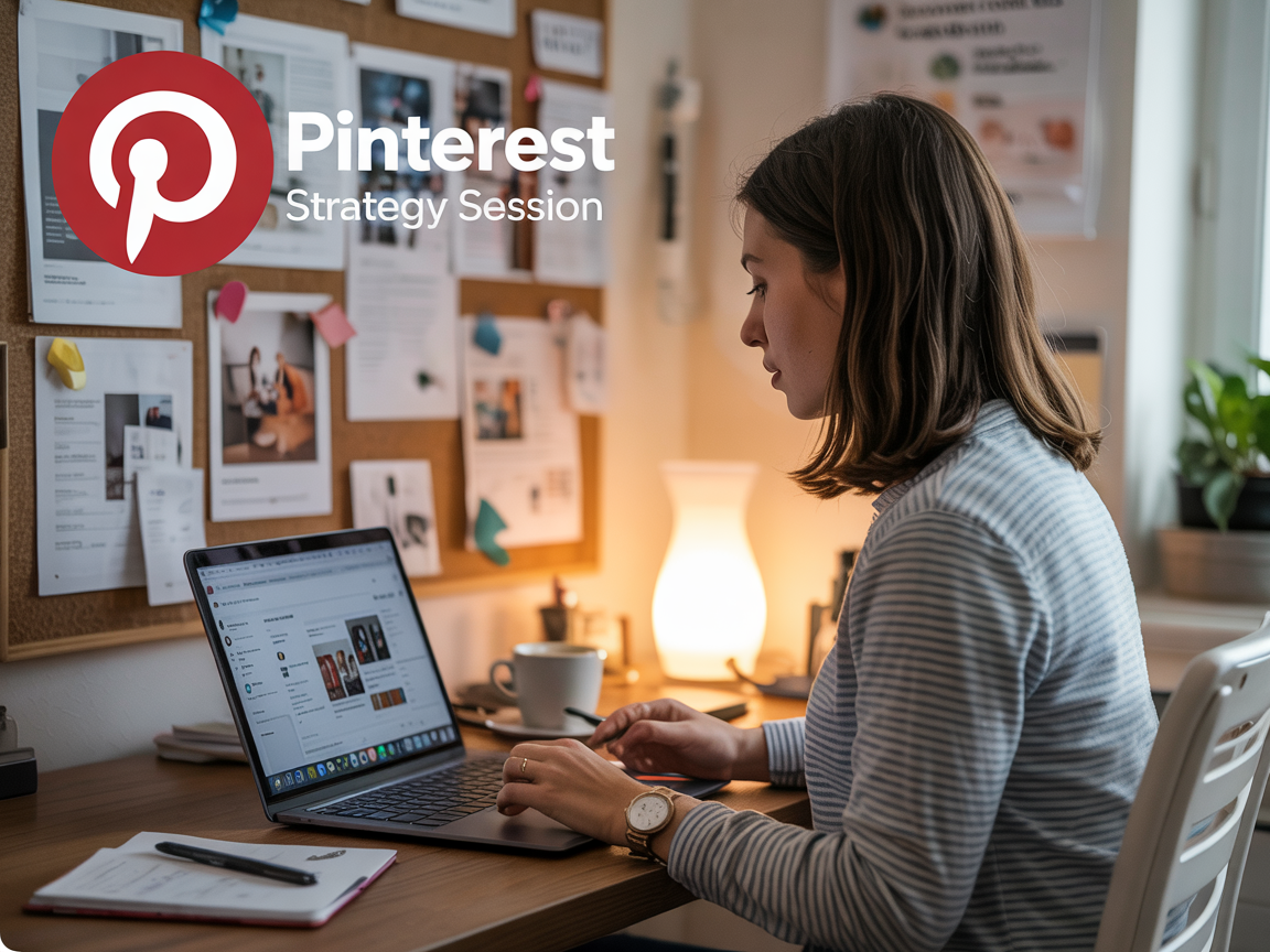 Pinterest Strategy Sessions – 1:1 Coaching to Grow Your Traffic & Sales