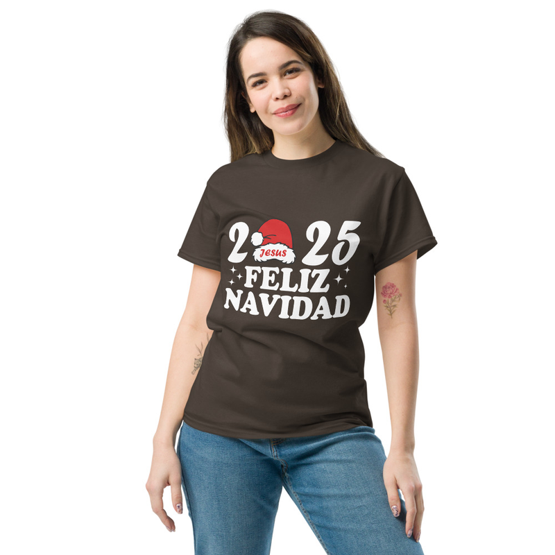 Feliz Navidad 2025 Unisex classic tee