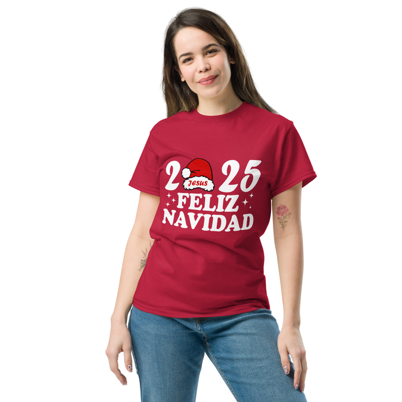 Feliz Navidad 2025 Unisex classic tee