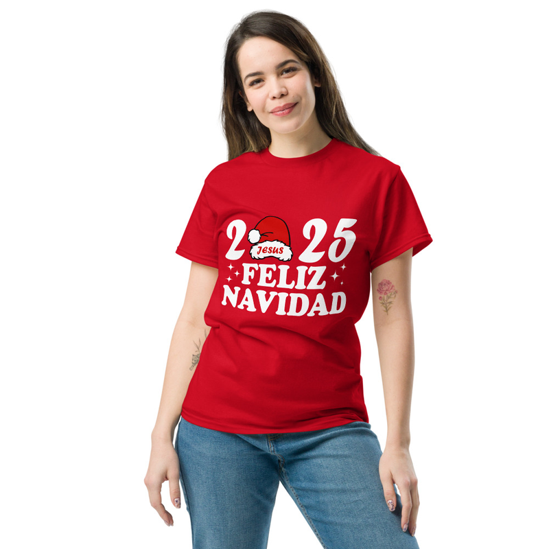 Feliz Navidad 2025 Unisex classic tee