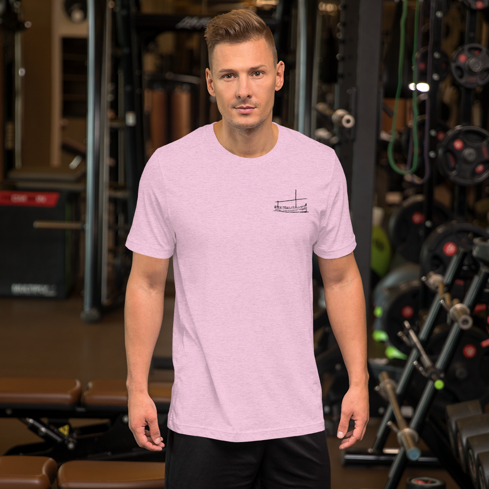 Camiseta LLAÜT con bordado ROSA