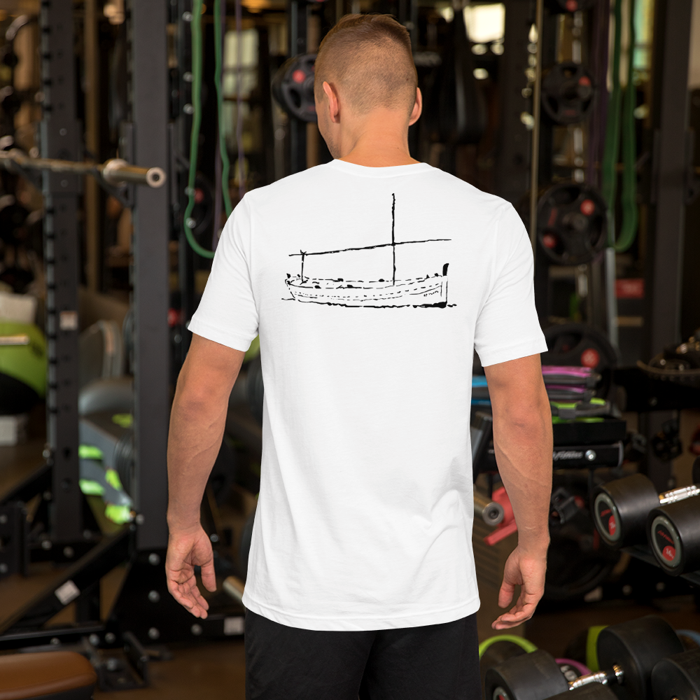 Camiseta LLAÜT con bordado BLANCO