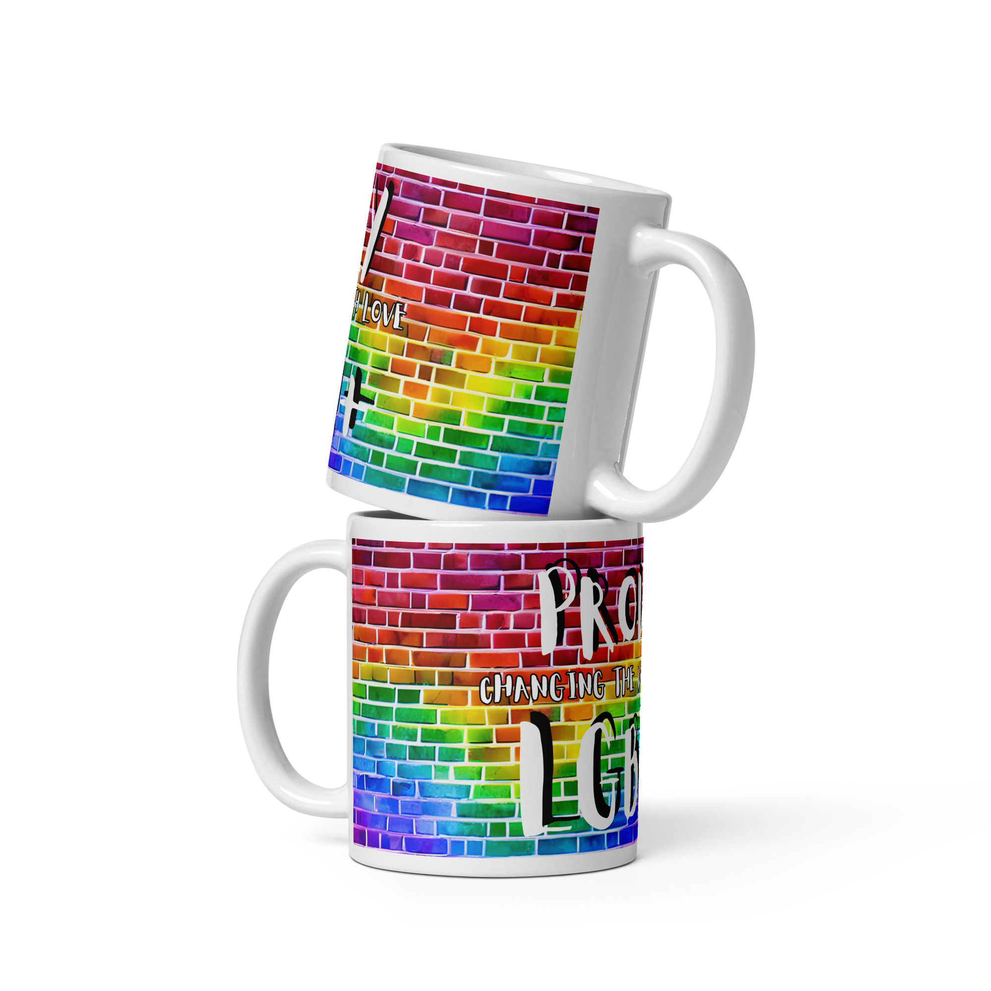 Taza LGBTQ+ english mediana
