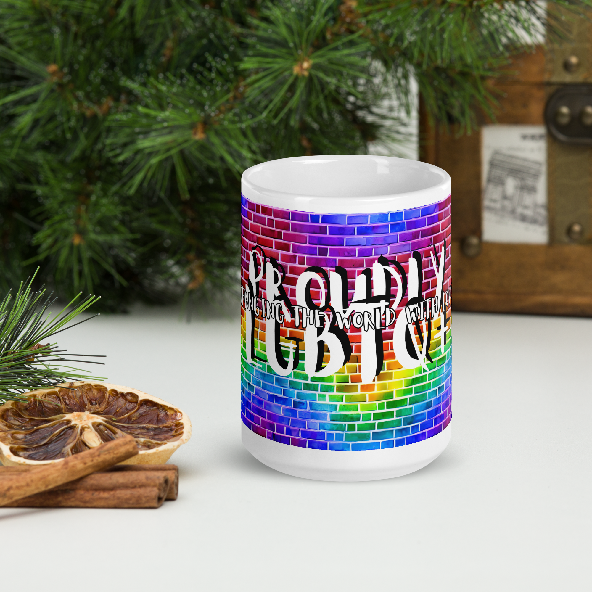 Taza LGBTQ+ english grande