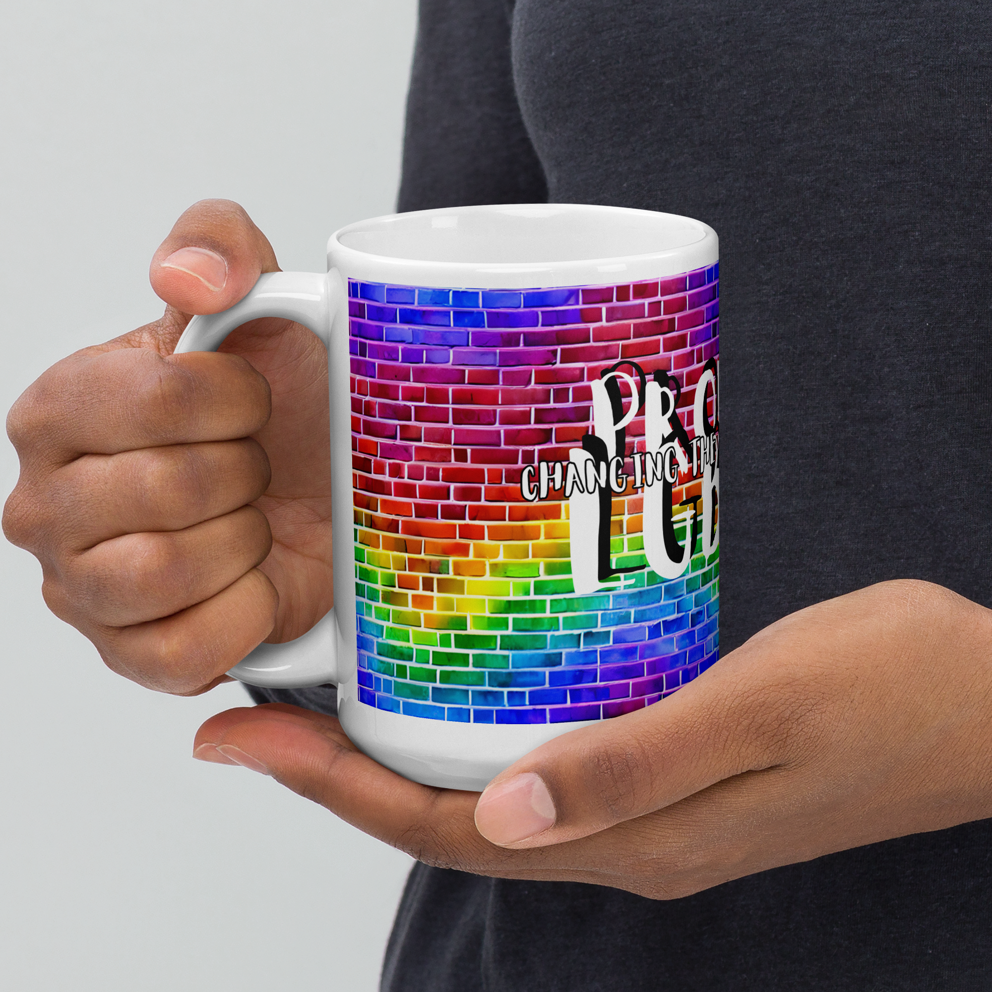 Taza LGBTQ+ english grande