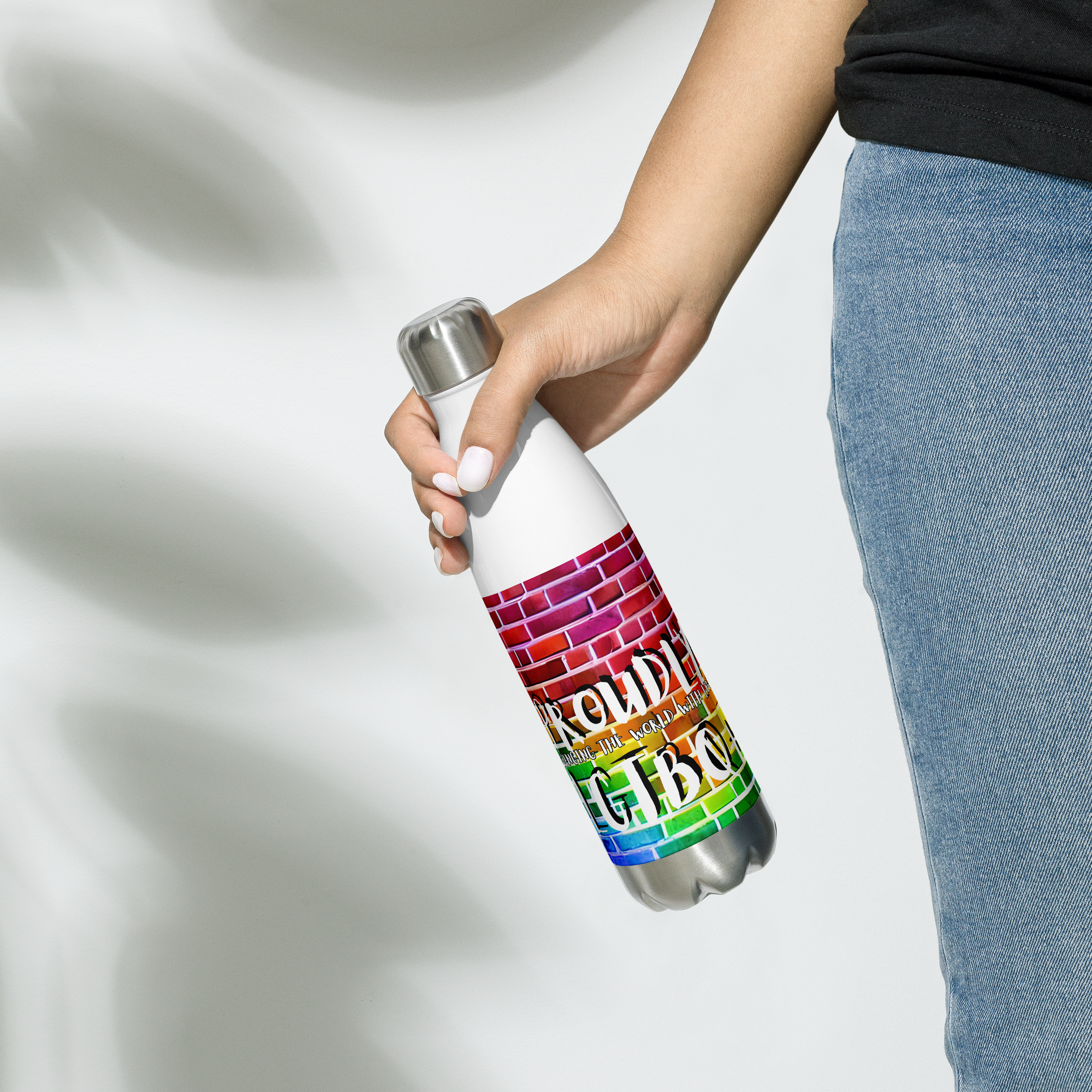 Botella de agua english LGBTQ+ 