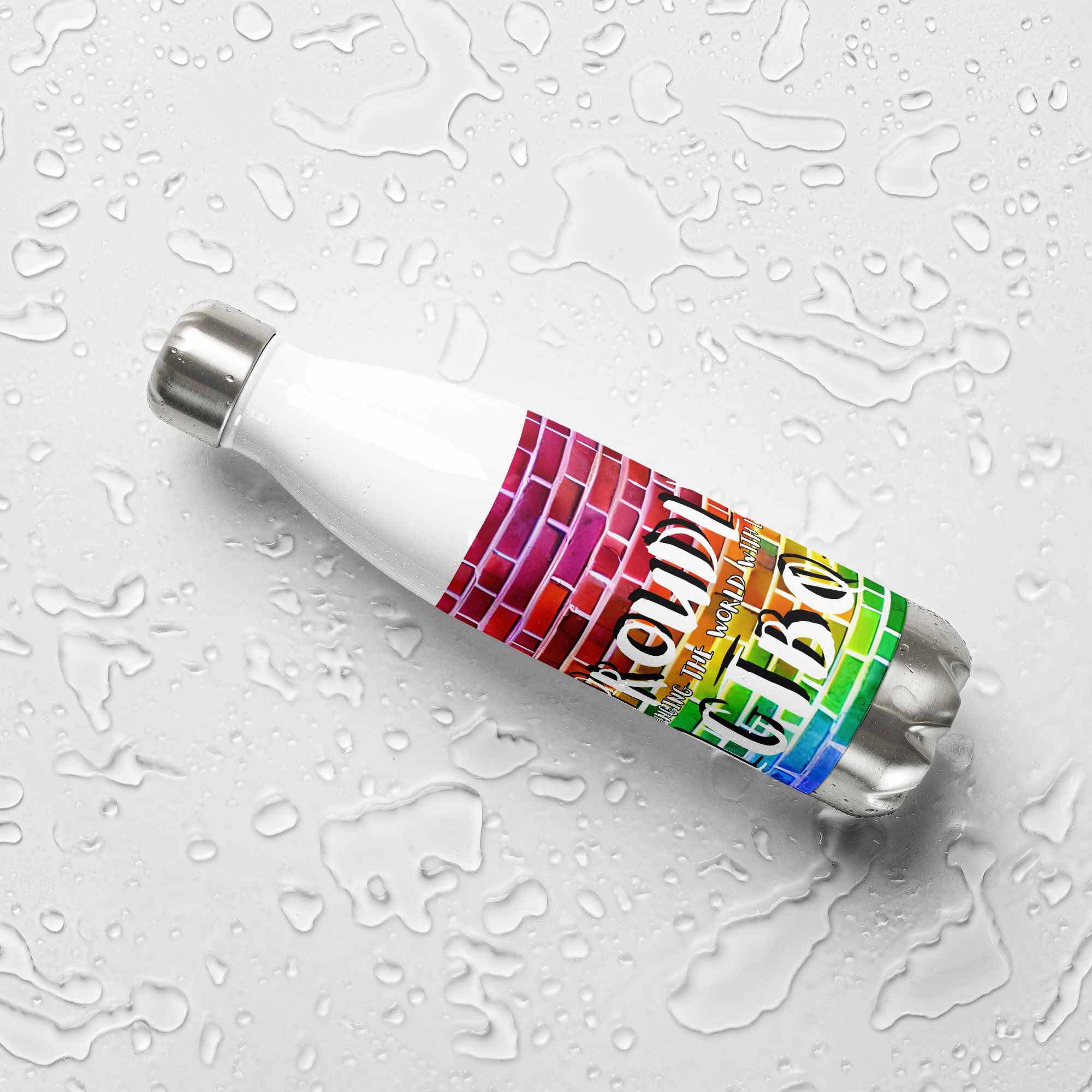 Botella de agua english LGBTQ+ 