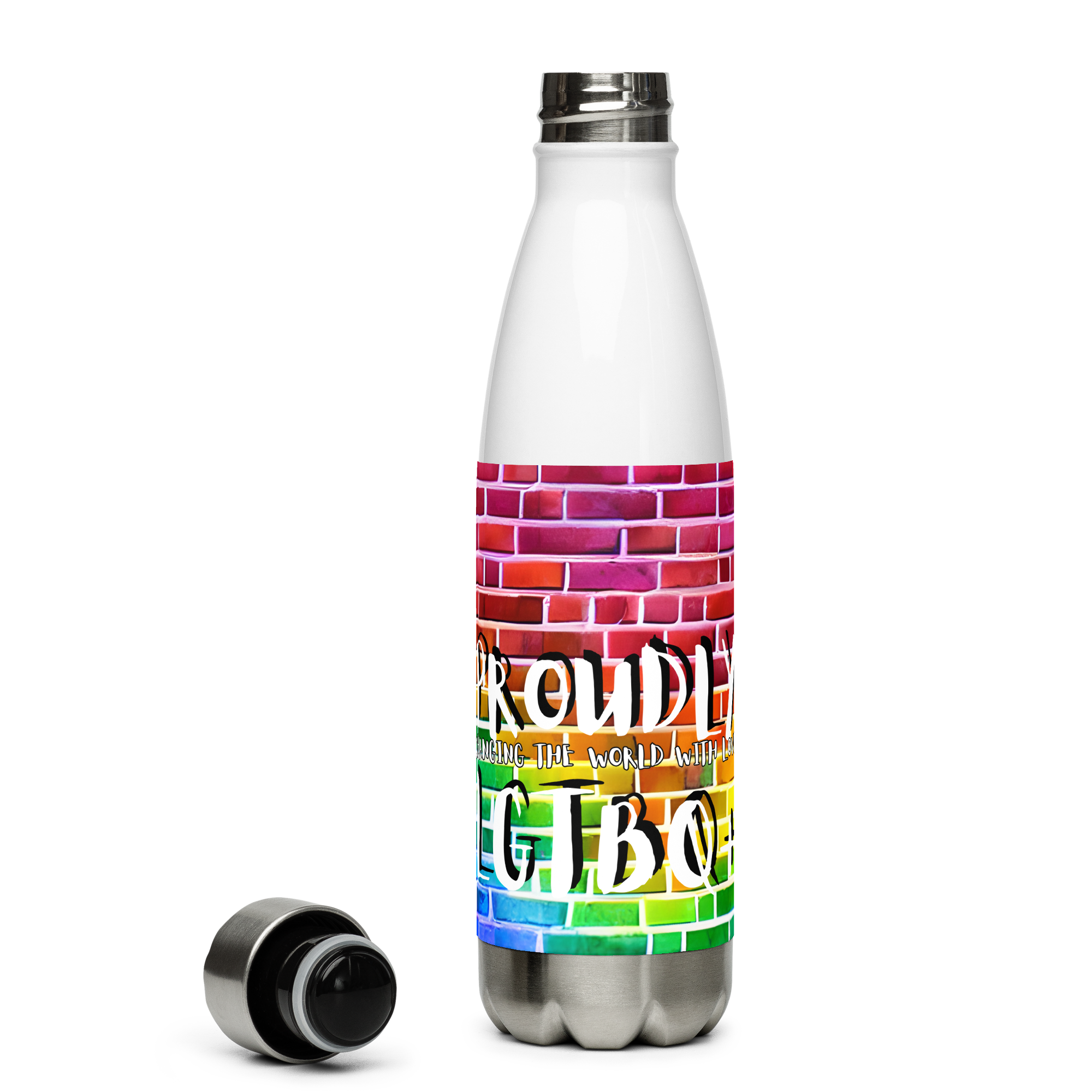 Botella de agua english LGBTQ+ 
