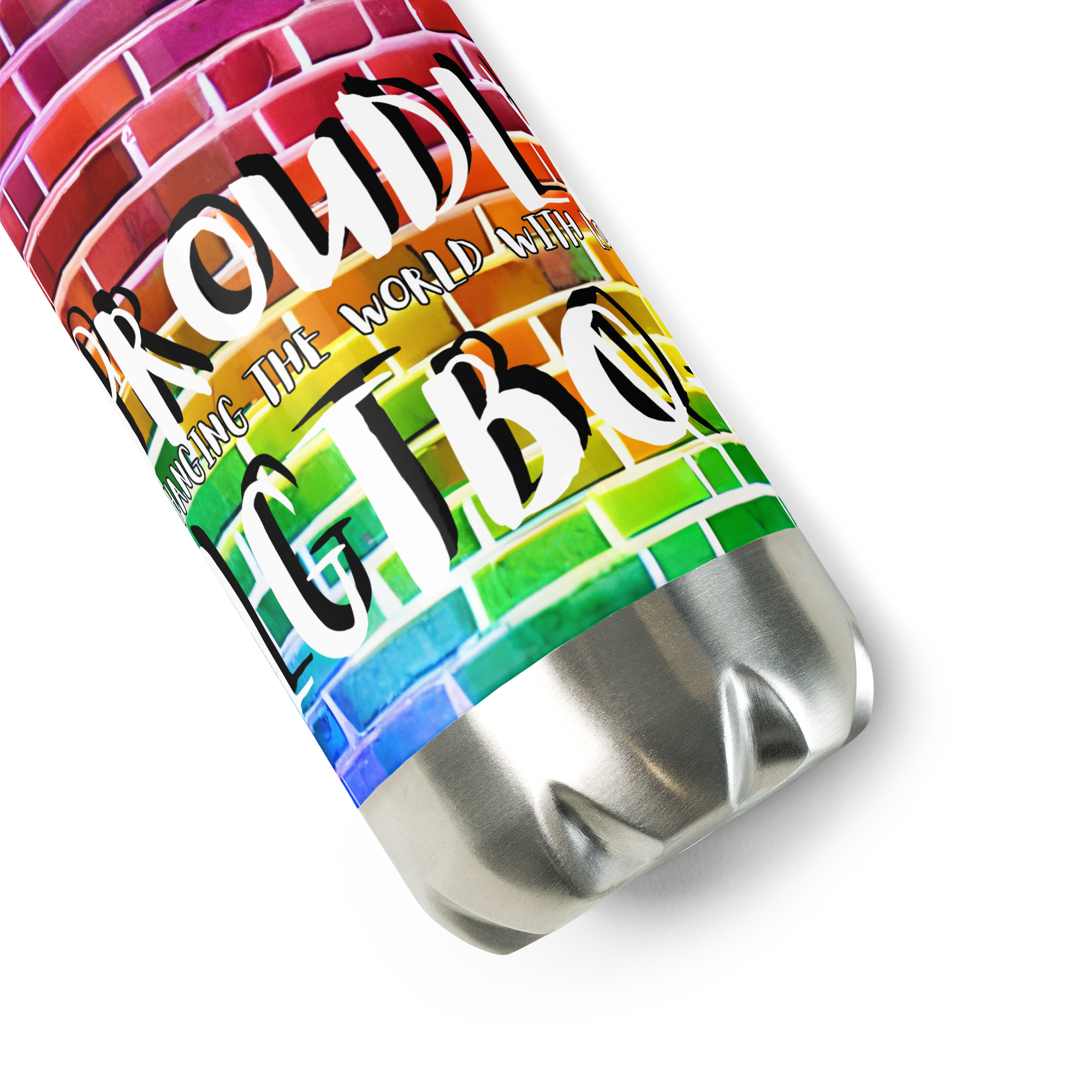 Botella de agua english LGBTQ+ 