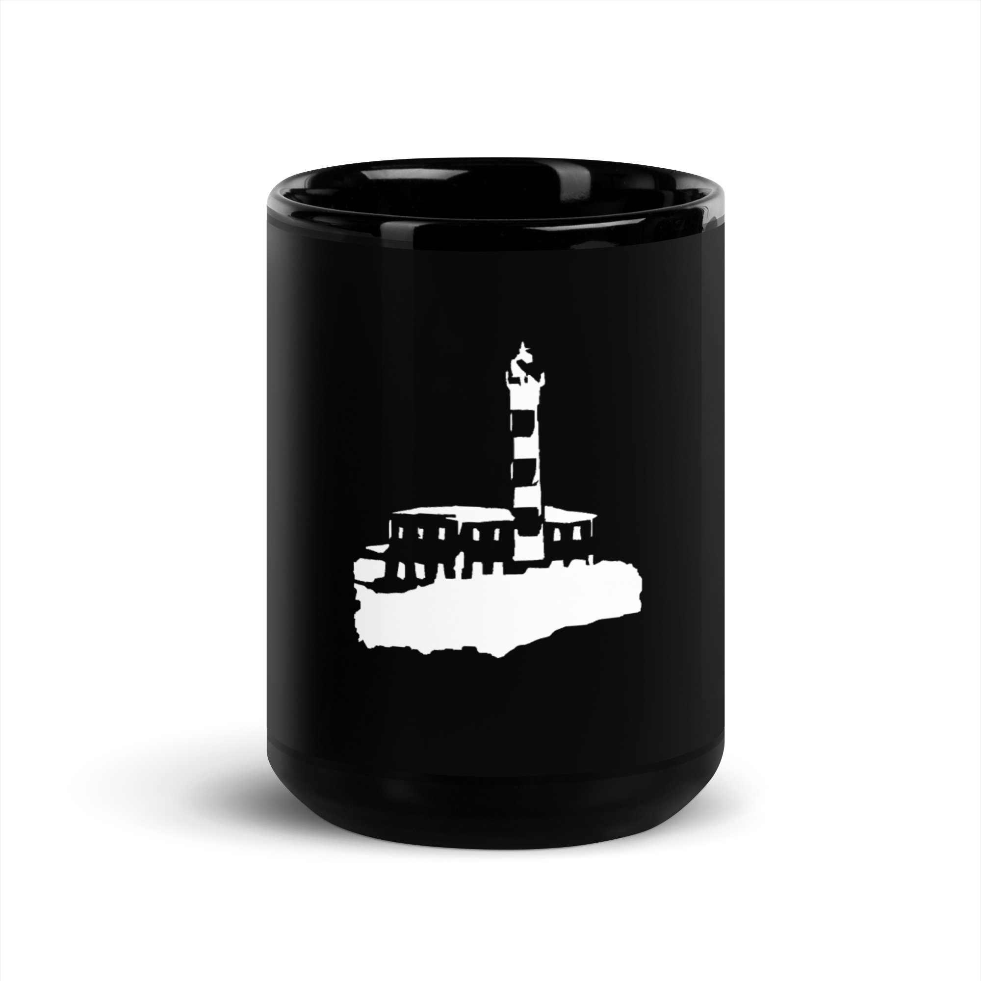 Taza FAR Portocolom grande negra
