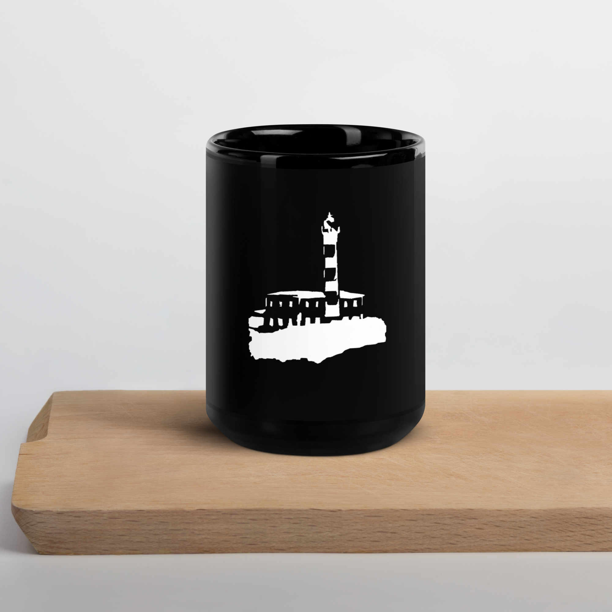 Taza FAR Portocolom grande negra