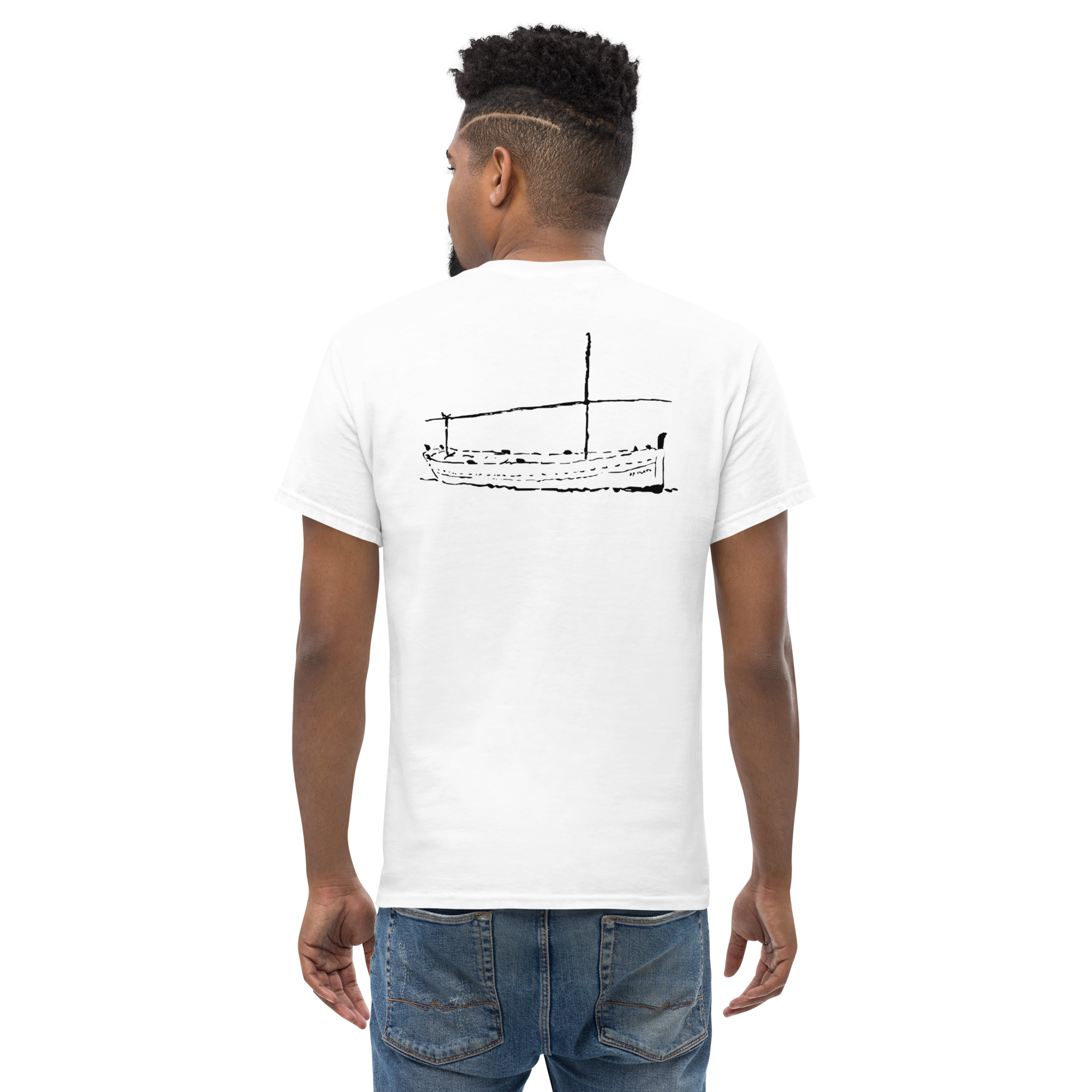 Camiseta LLAÜT Unisex BLANCA