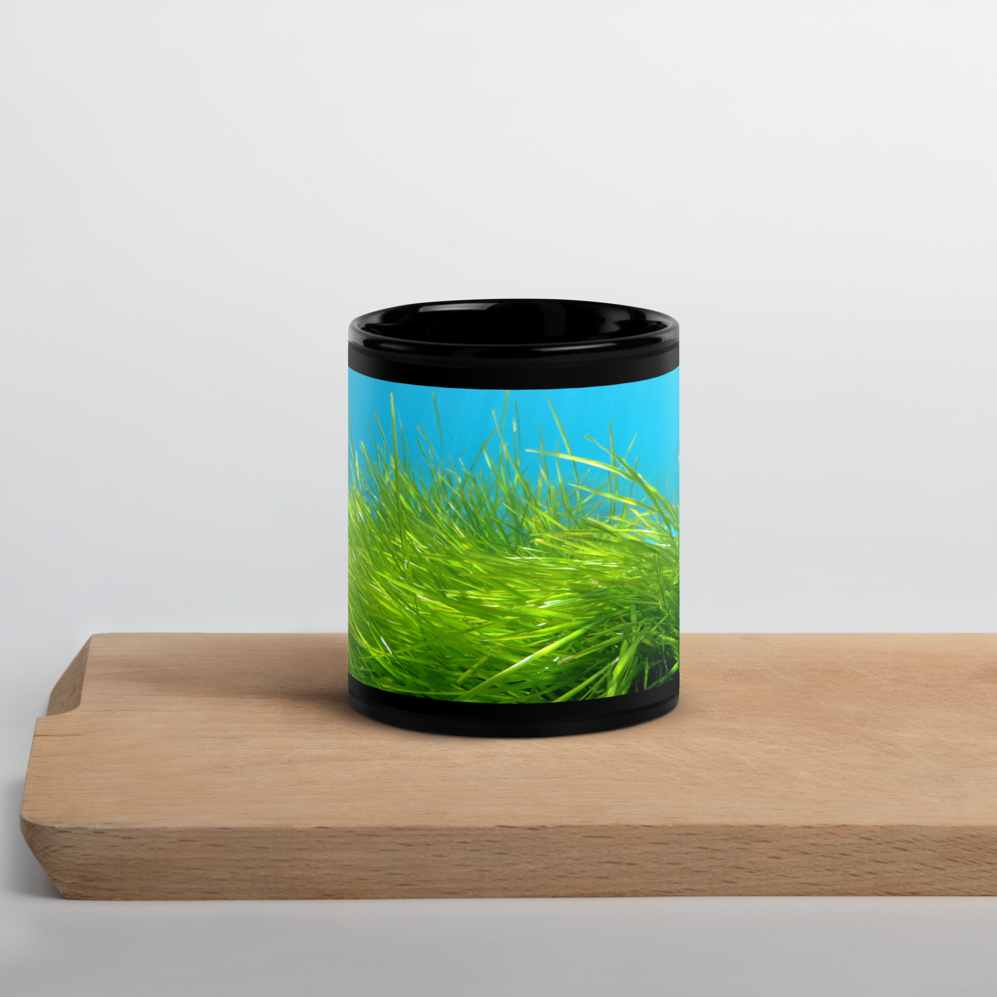 Taza POSIDONIA mediana negra