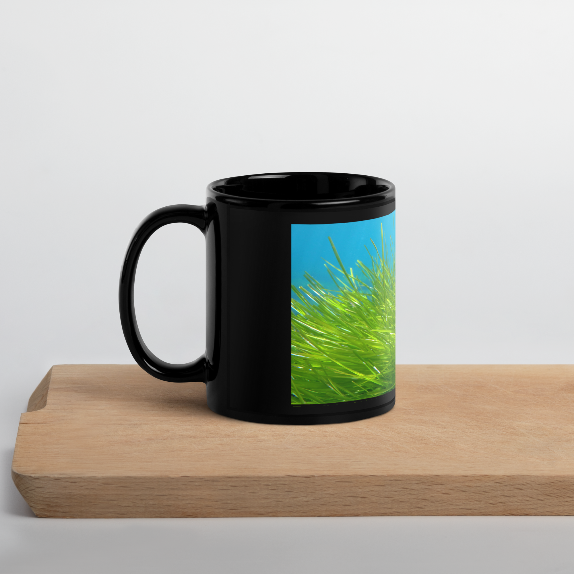 Taza POSIDONIA mediana negra