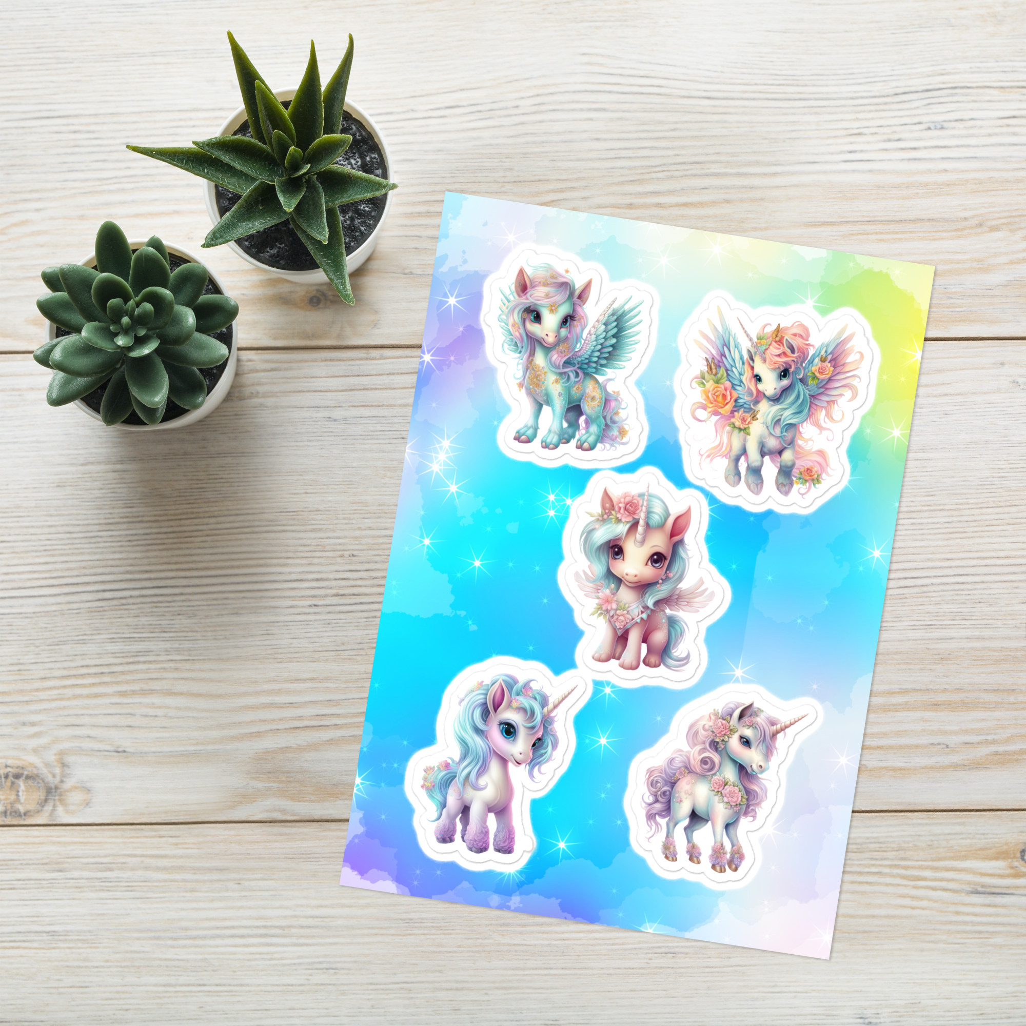 Pegatinas UNICORNIOS
