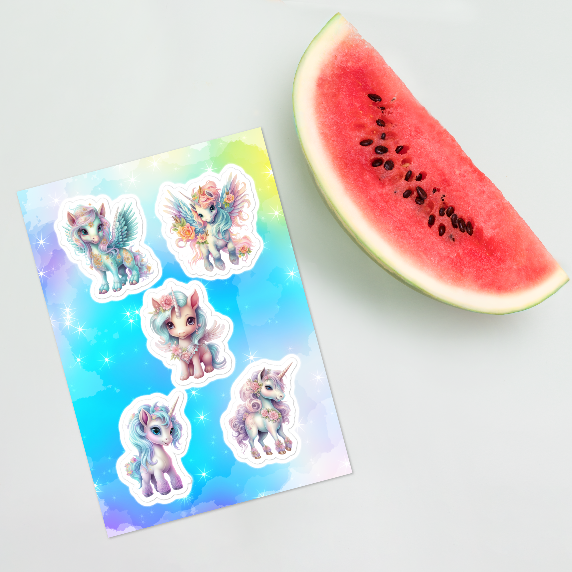 Pegatinas UNICORNIOS