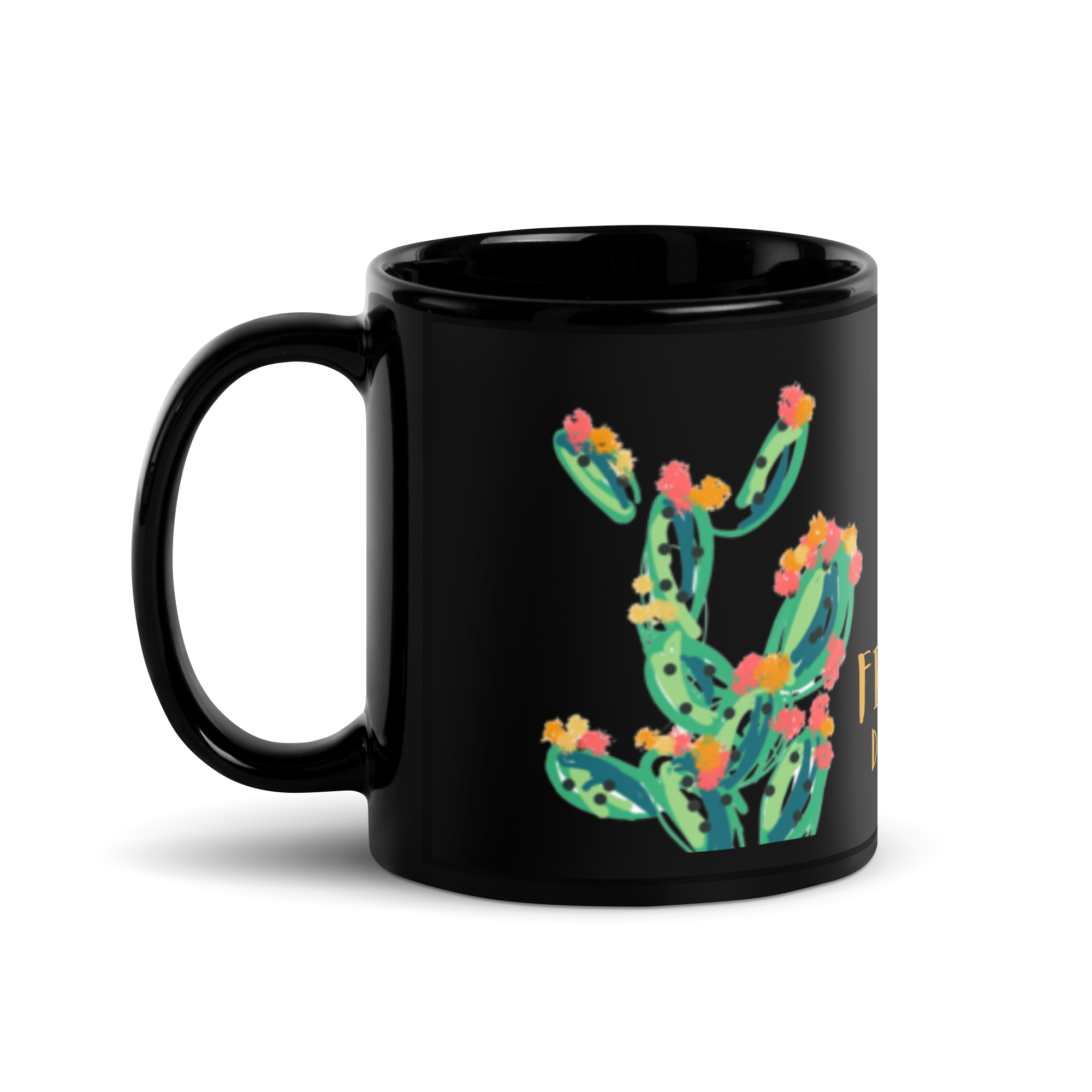 Taza FIGUERA de moro mediana negra