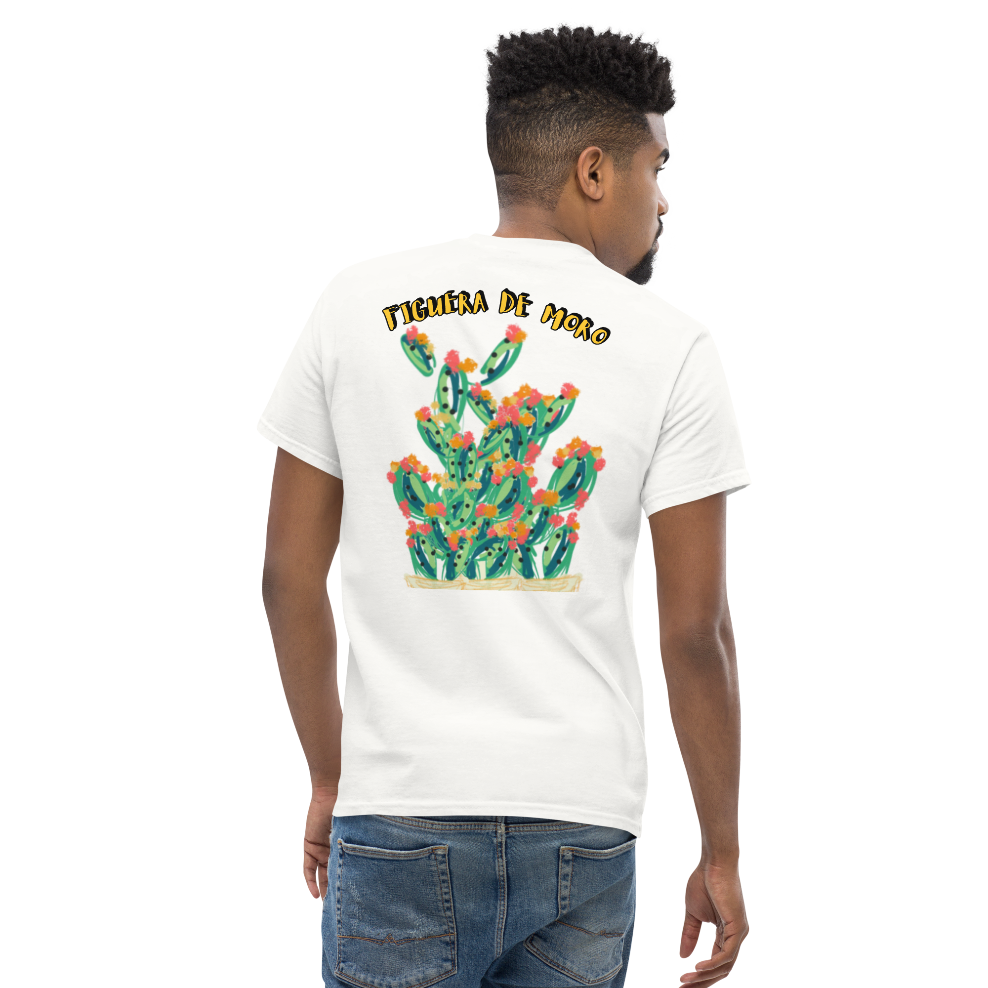 Camiseta FIGUERA de moro, Unisex blanca