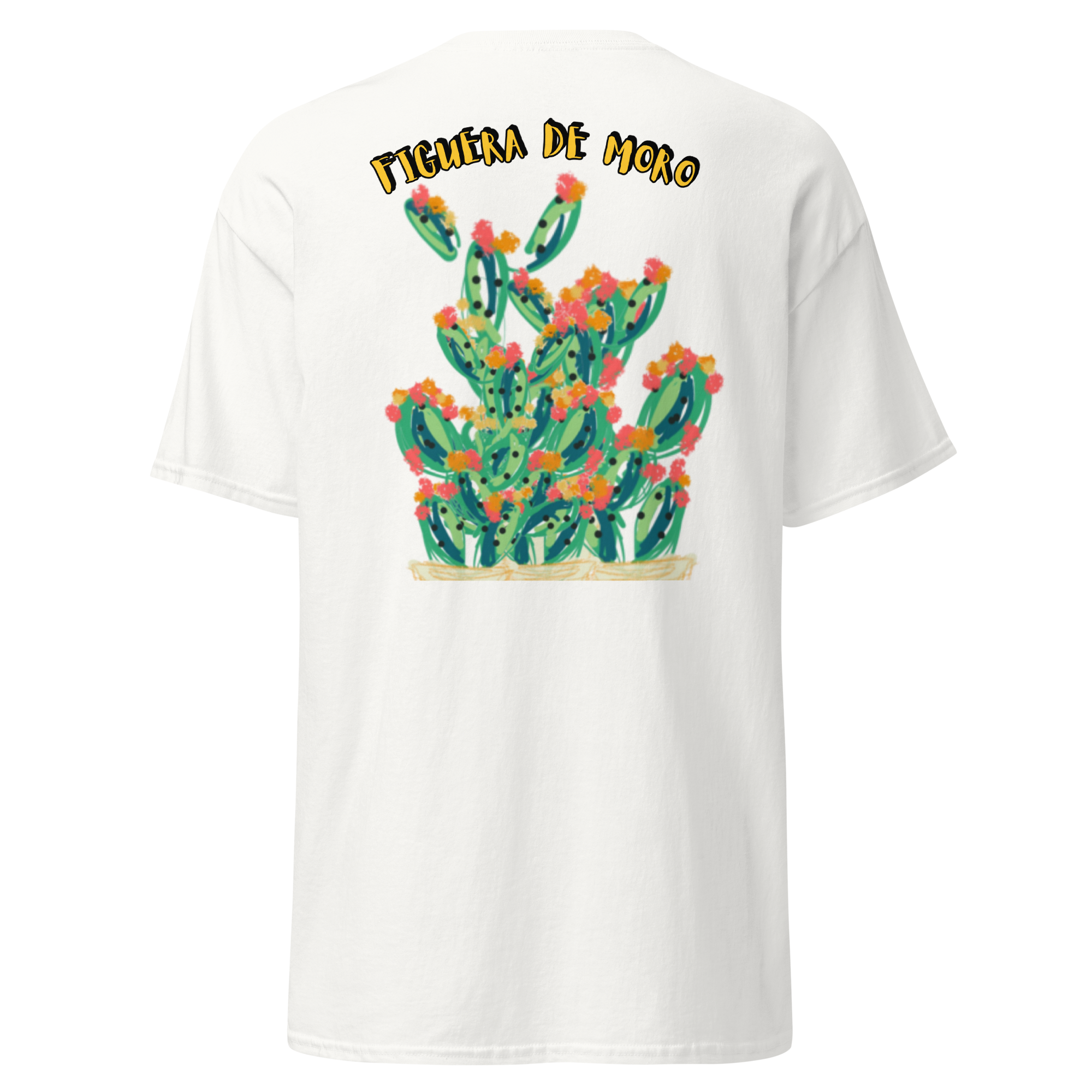 Camiseta FIGUERA de moro, Unisex blanca
