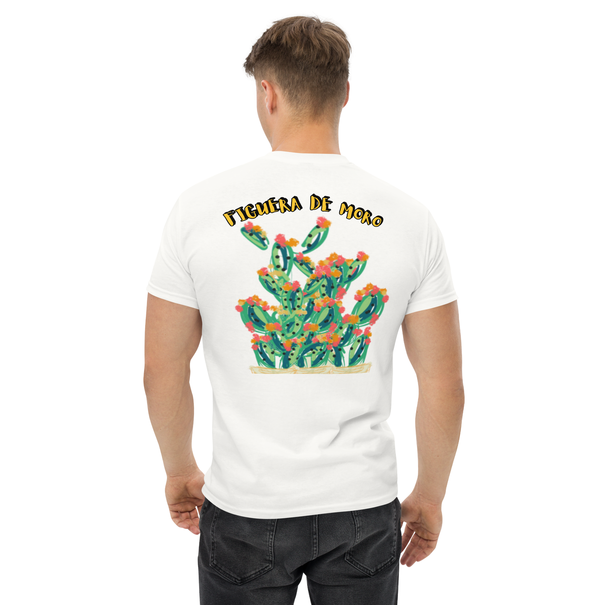 Camiseta FIGUERA de moro, Unisex blanca