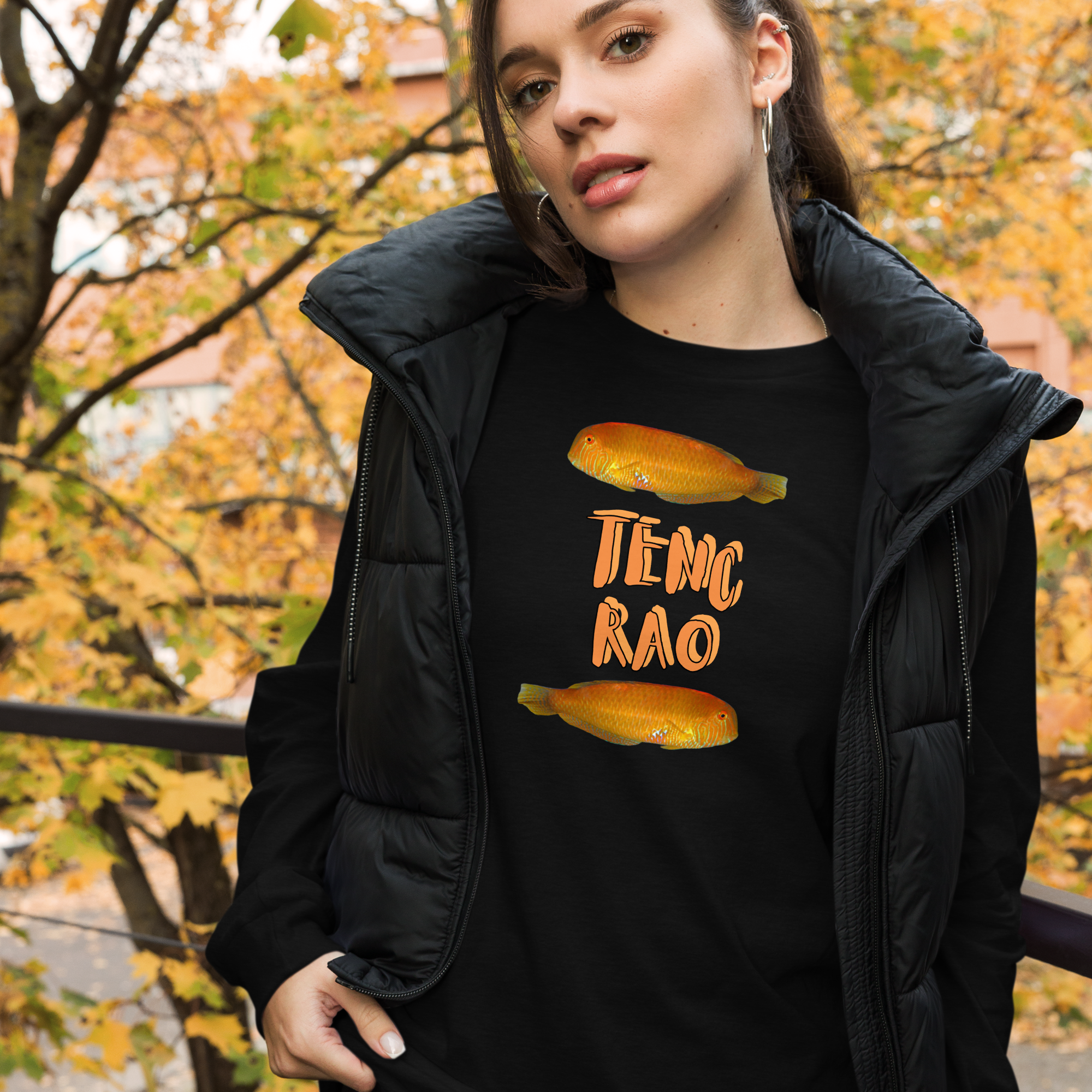 Camiseta TENC RAO Unisex NEGRA