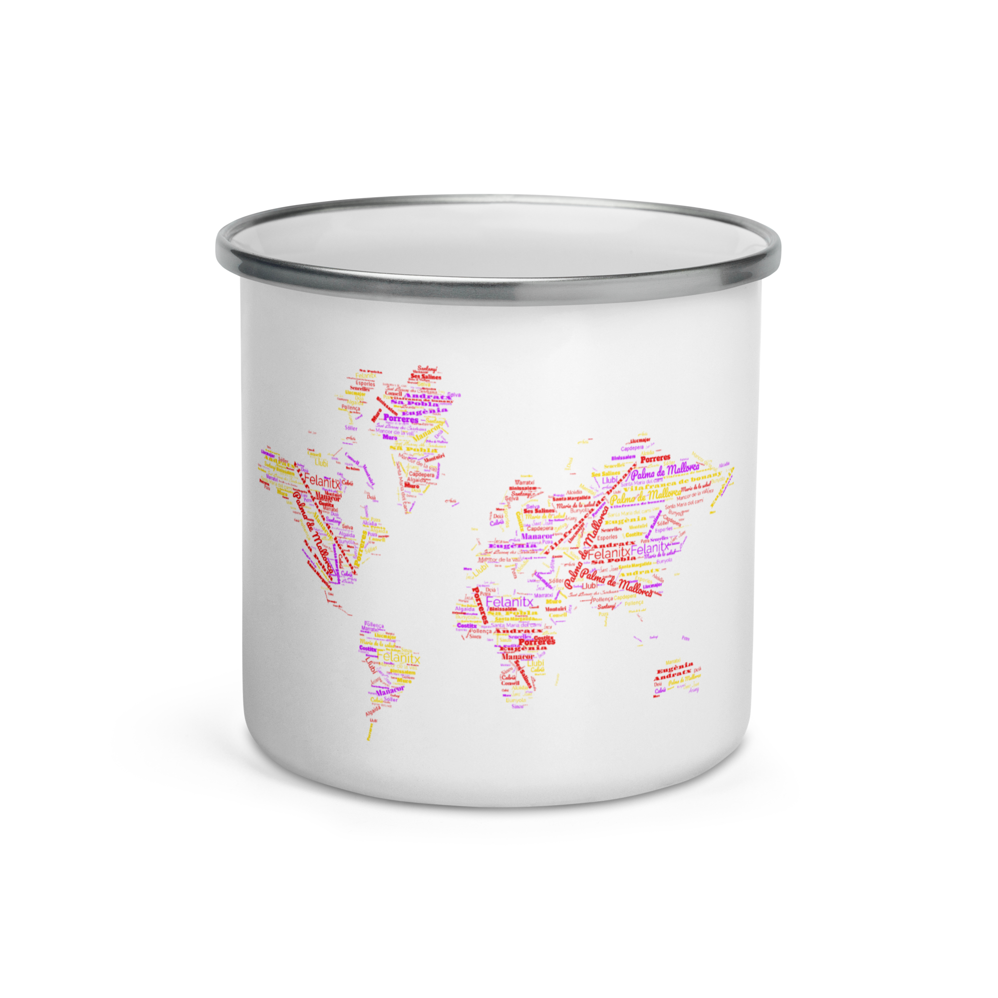 Taza retro MAPAMUNDI