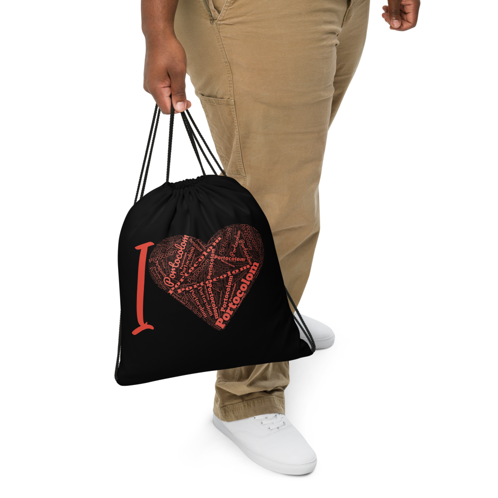bolsa de cuerda I LOVE