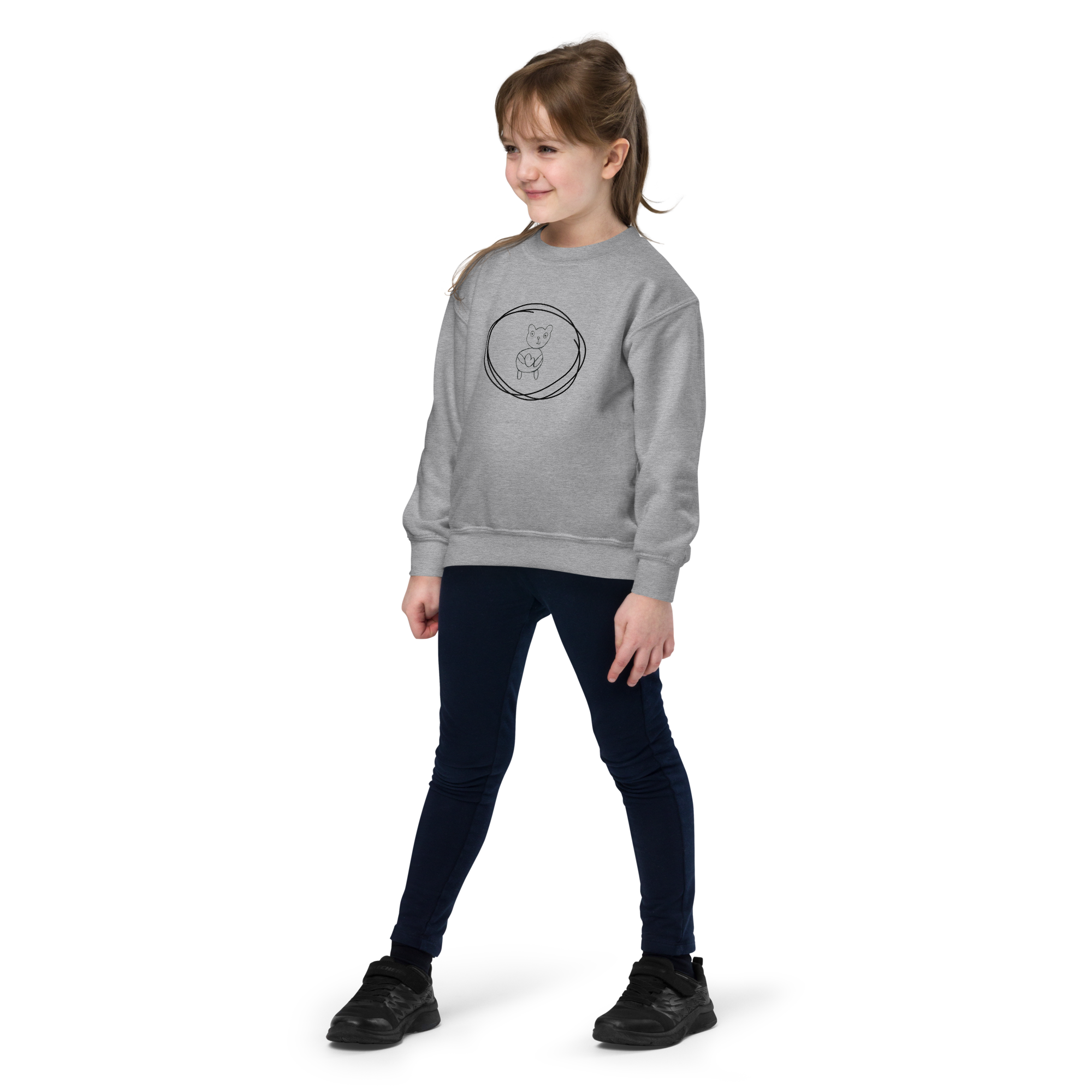sudadera niñ@ Sport Grey