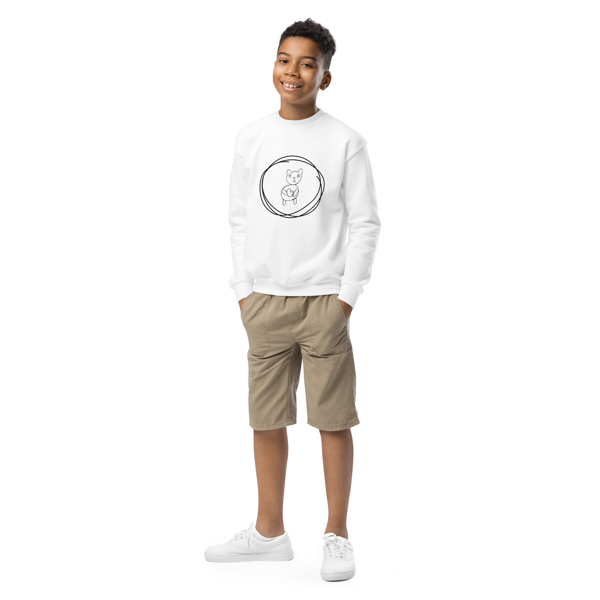 sudadera niñ@ White