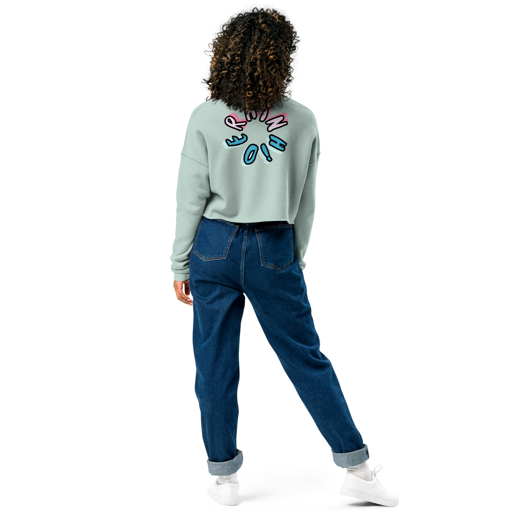 sudadera corta  Dusty Blue