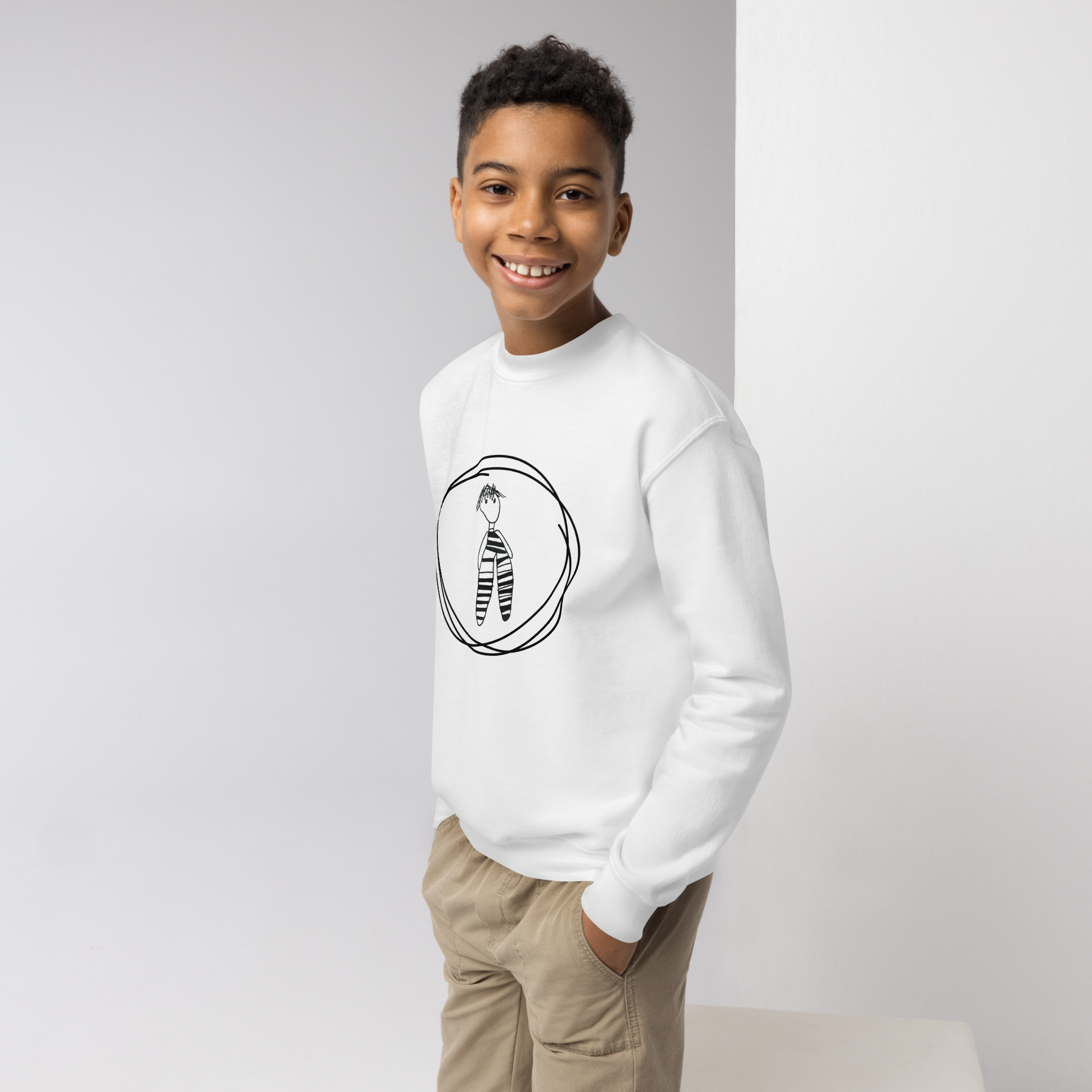 sudadera niñ@ White
