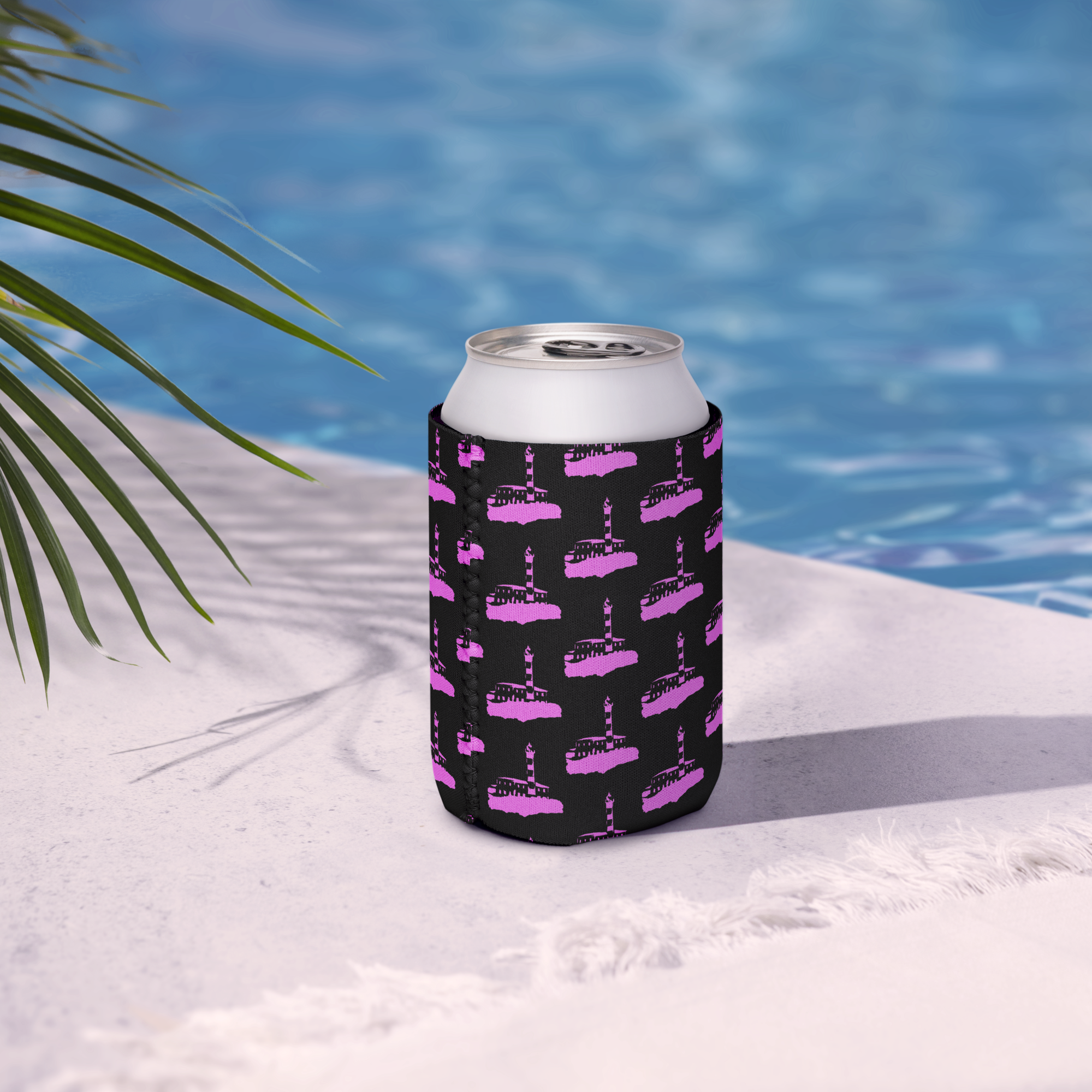 Enfriador de Latas Decorado con el Faro de Portocolom